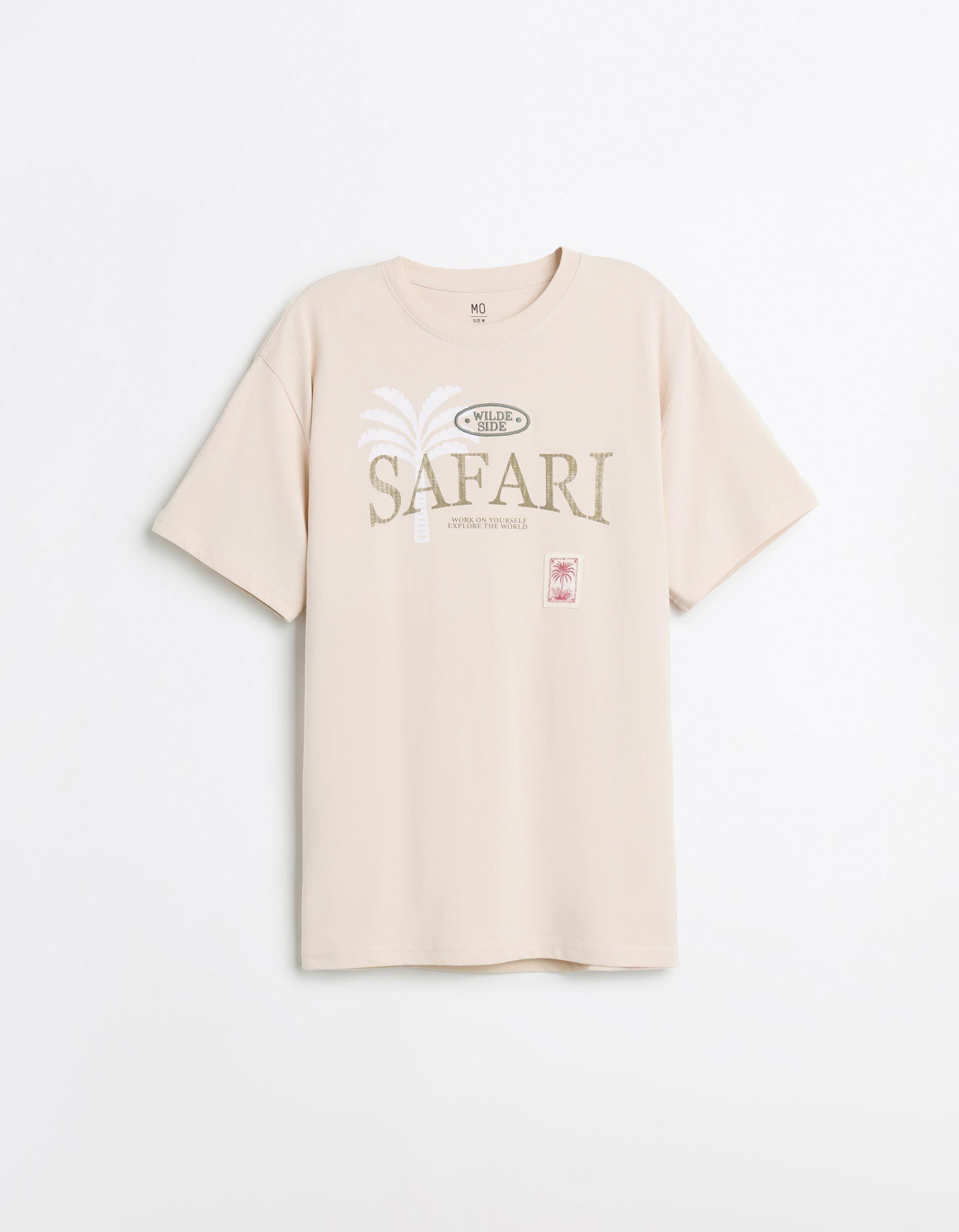 Comprar Online T-shirt Jersey, Homem, Bege