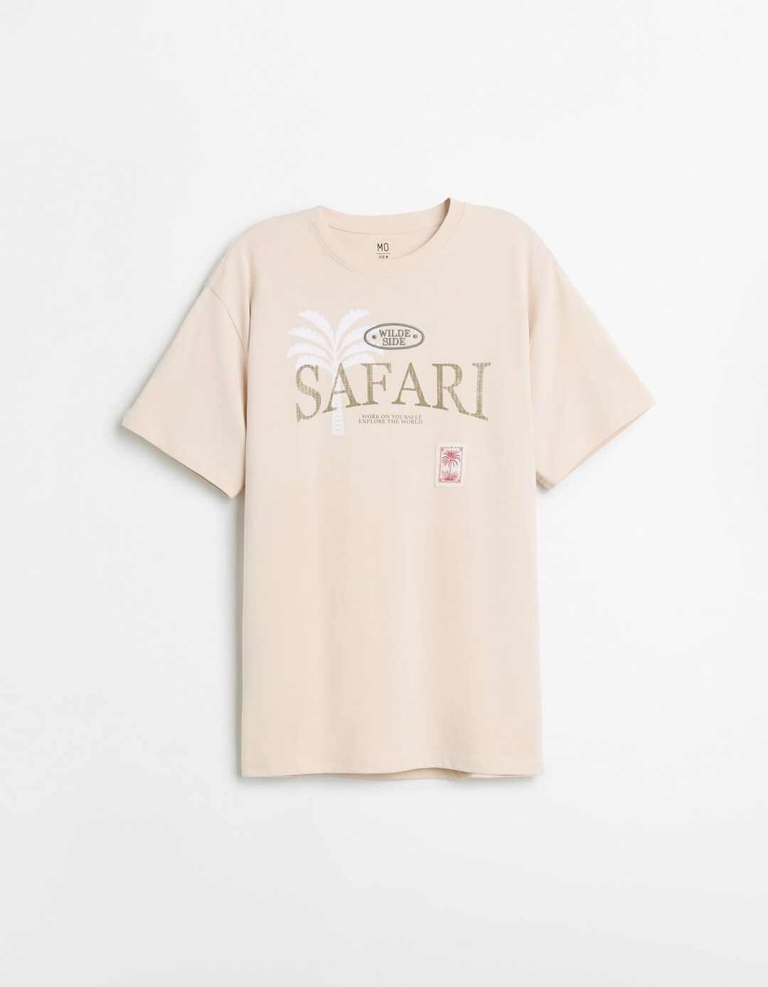 T-shirt Jersey, Homem, Bege