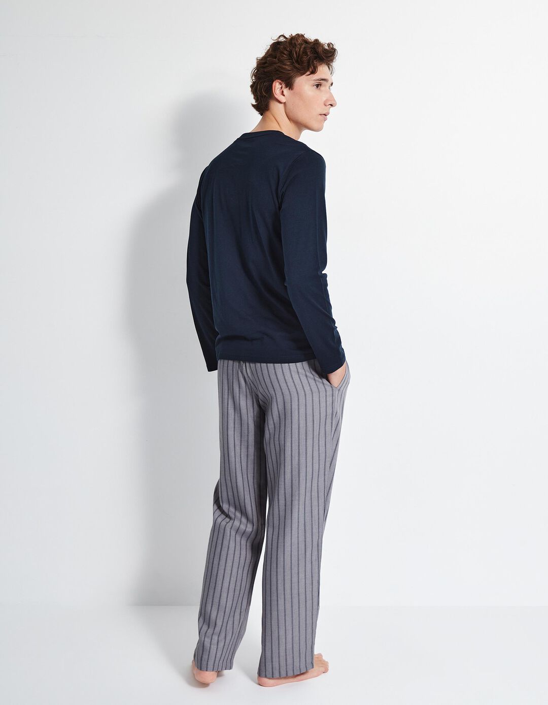 Pijama, Homem, Azul Escuro
