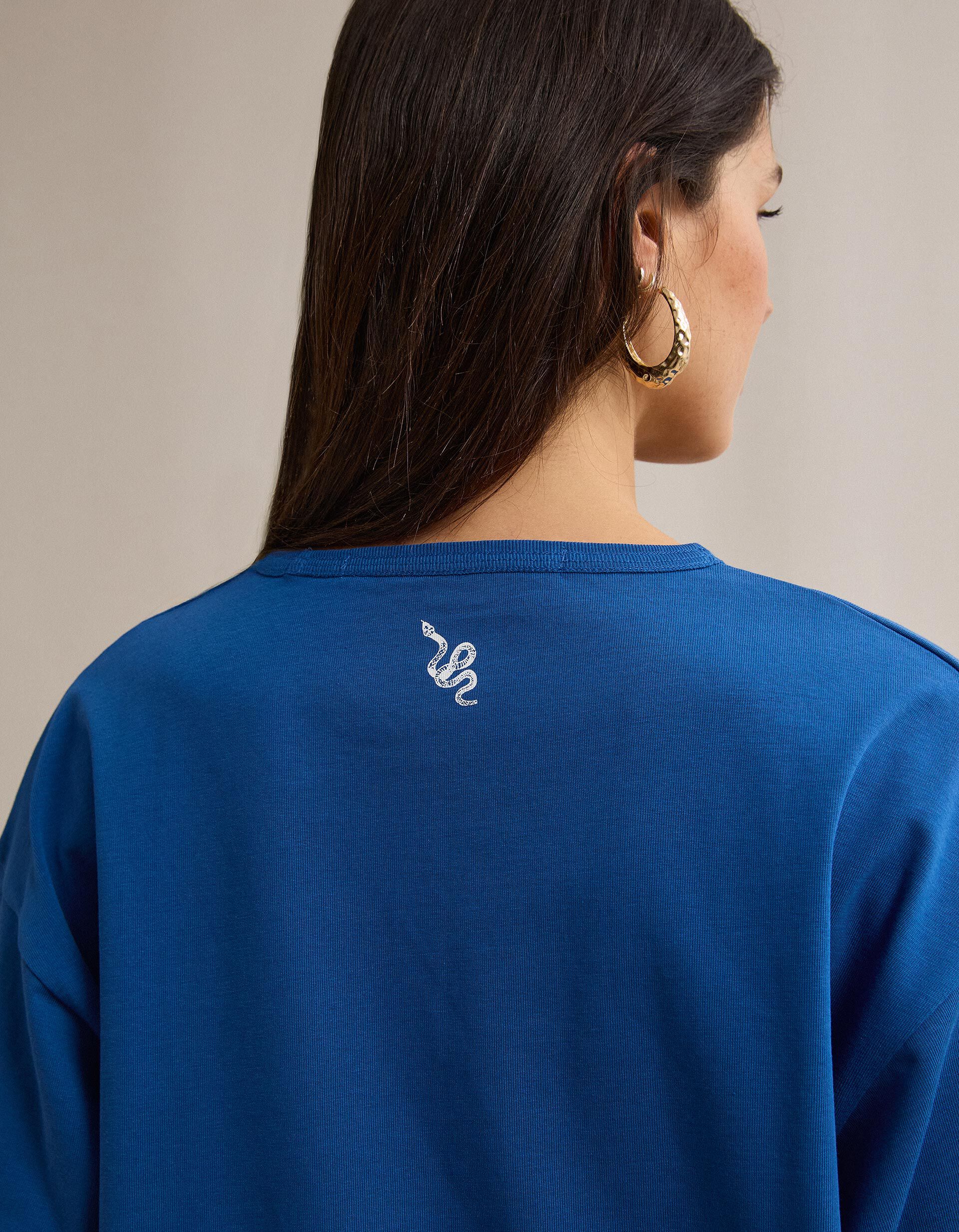 Comprar Online T-shirt Manga Curta, Mulher, Azul