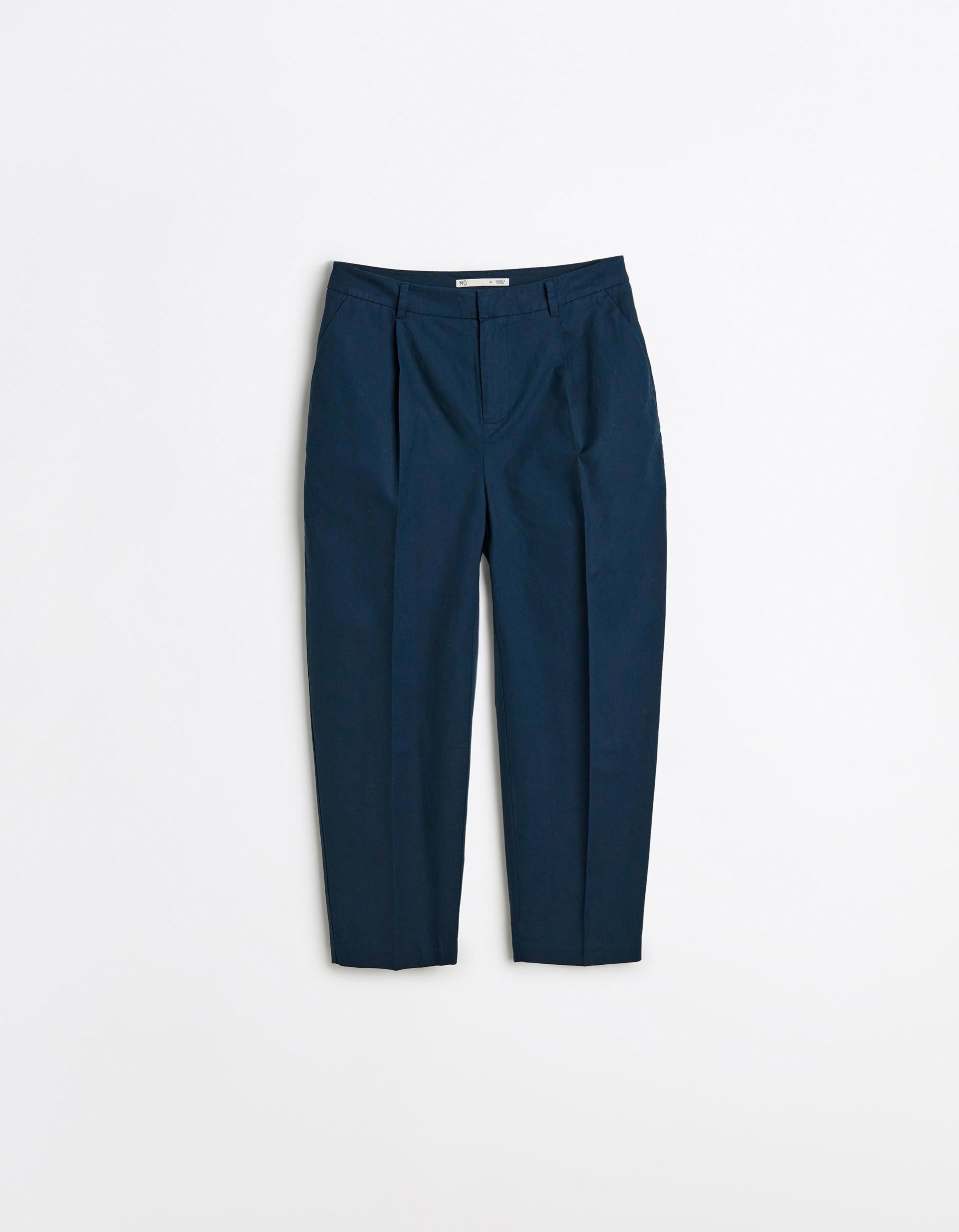 Comprar Online Cal&ccedil;as de Linho, Mulher, Azul Escuro