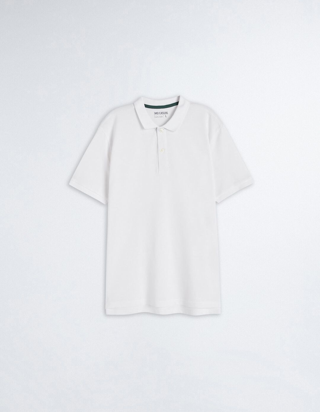 Piquet Polo, Men, White