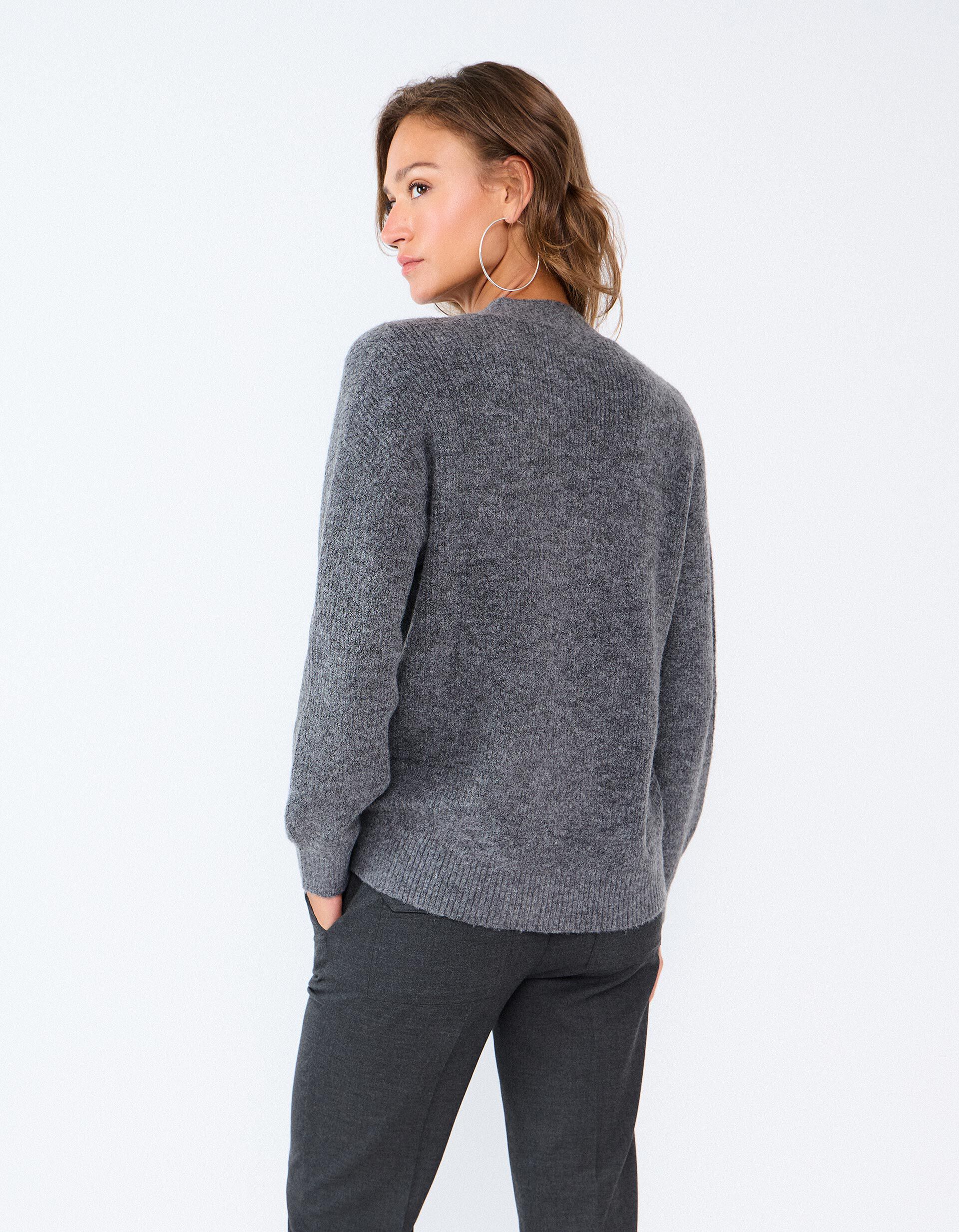 Comprar Online Casaco De Malha, Mulher, Cinzento