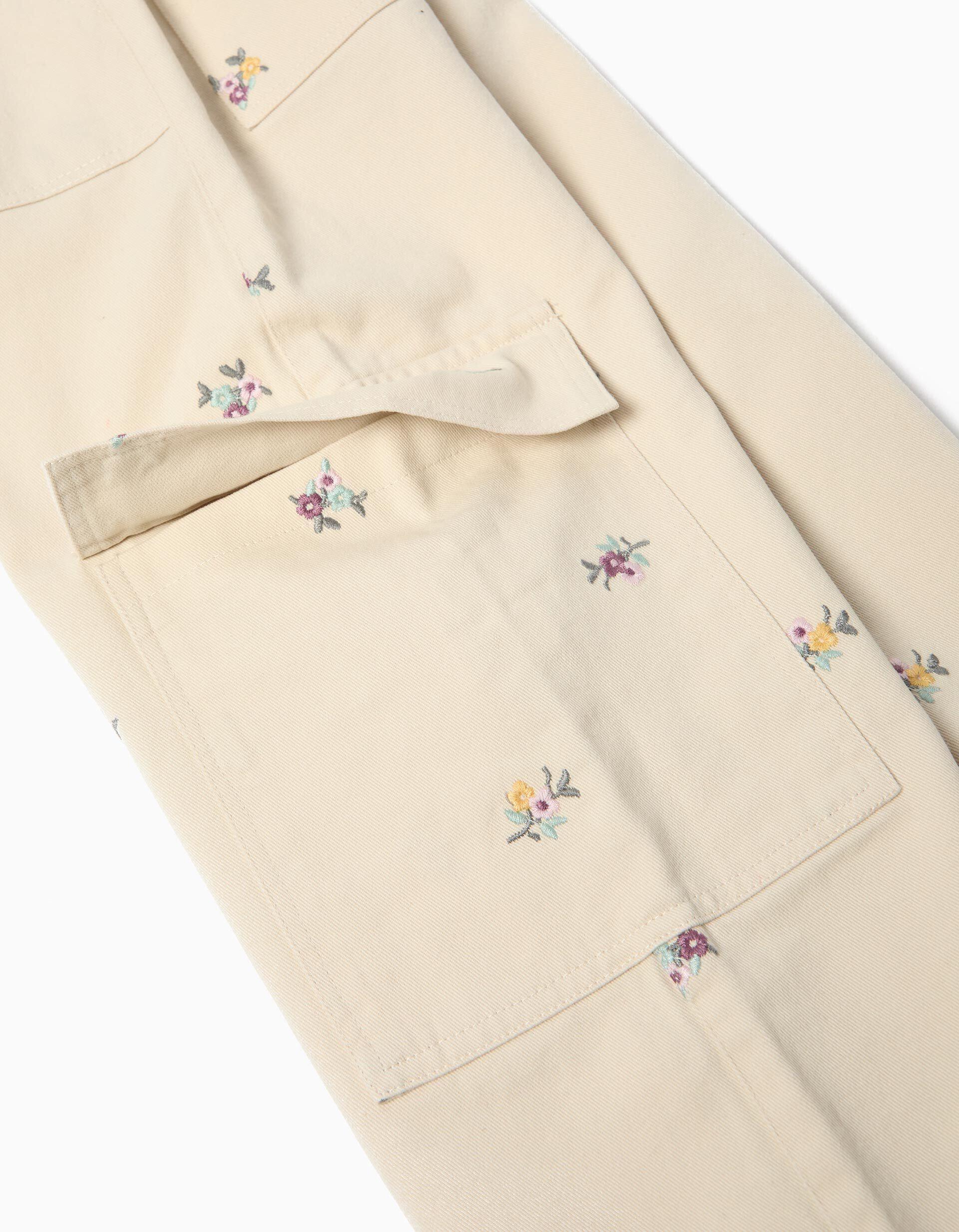 Comprar Online Cal&ccedil;as Cargo, Menina, Bege Claro 