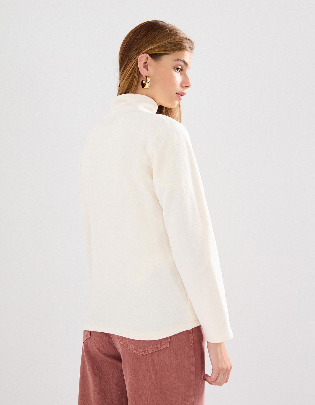 Camisola Polar, Mulher, Branco