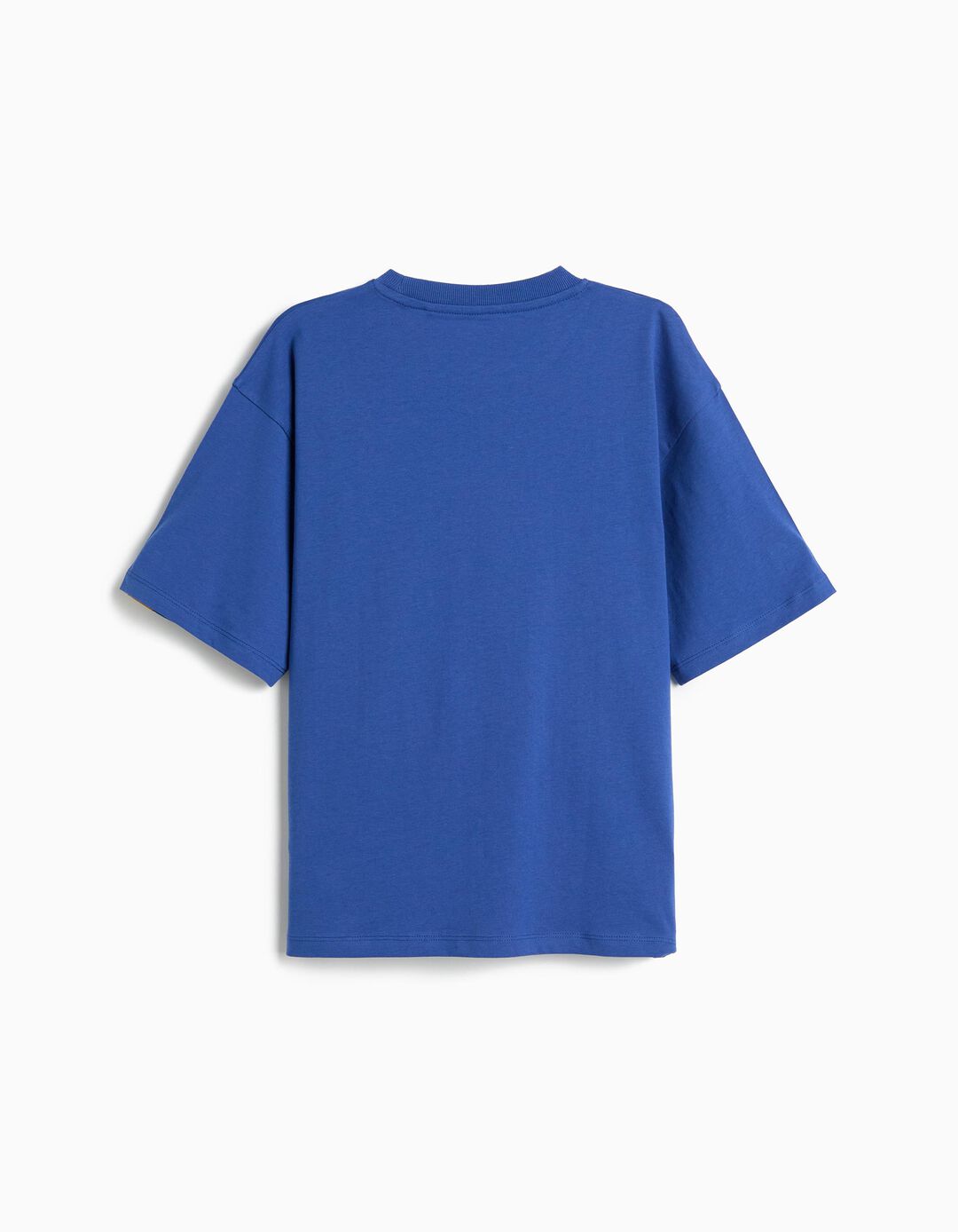 T-shirt Estampada 'Loose Fit', Menino, Azul Escuro
