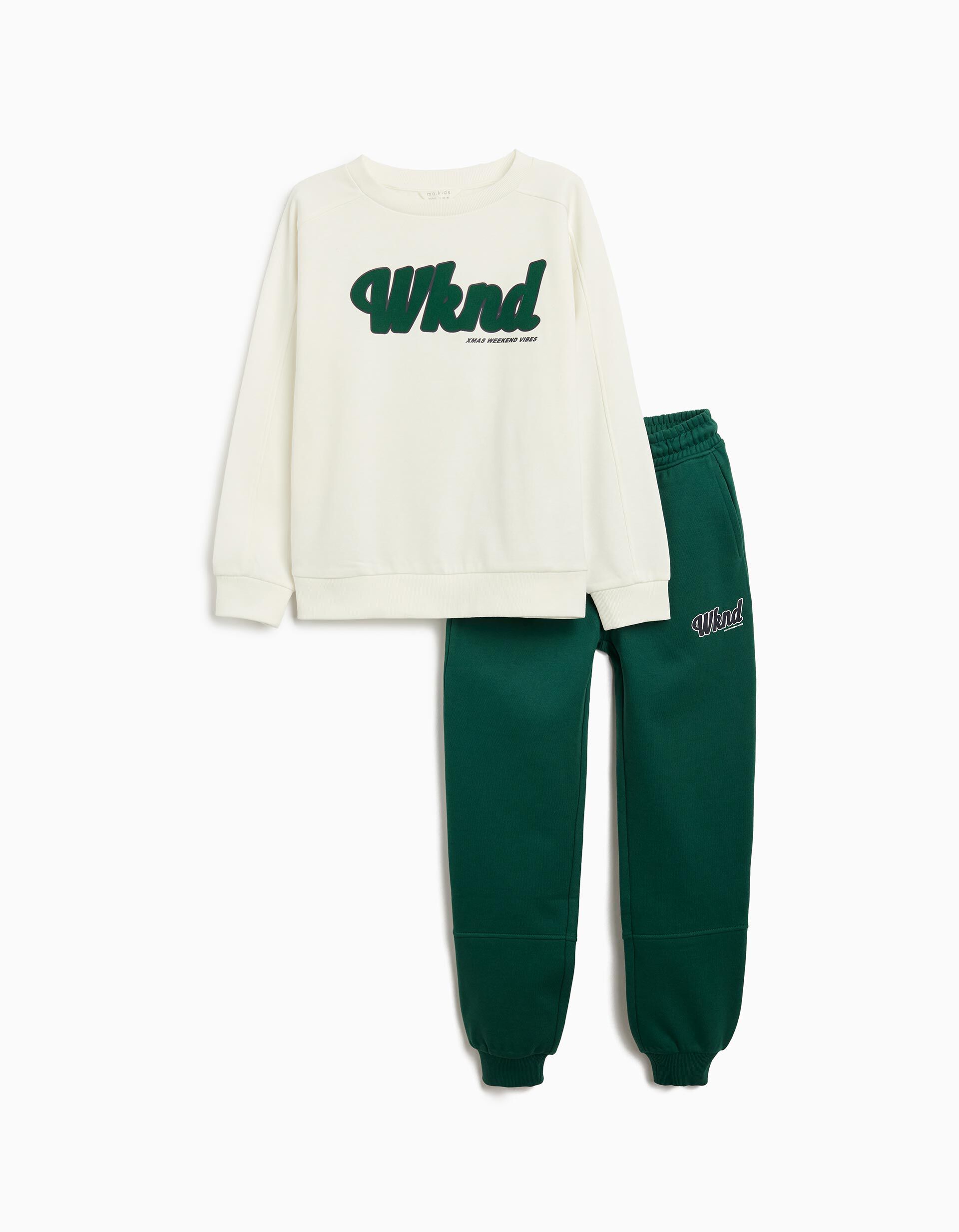 Comprar Online Conjunto de Jogging, Menino, Verde Escuro