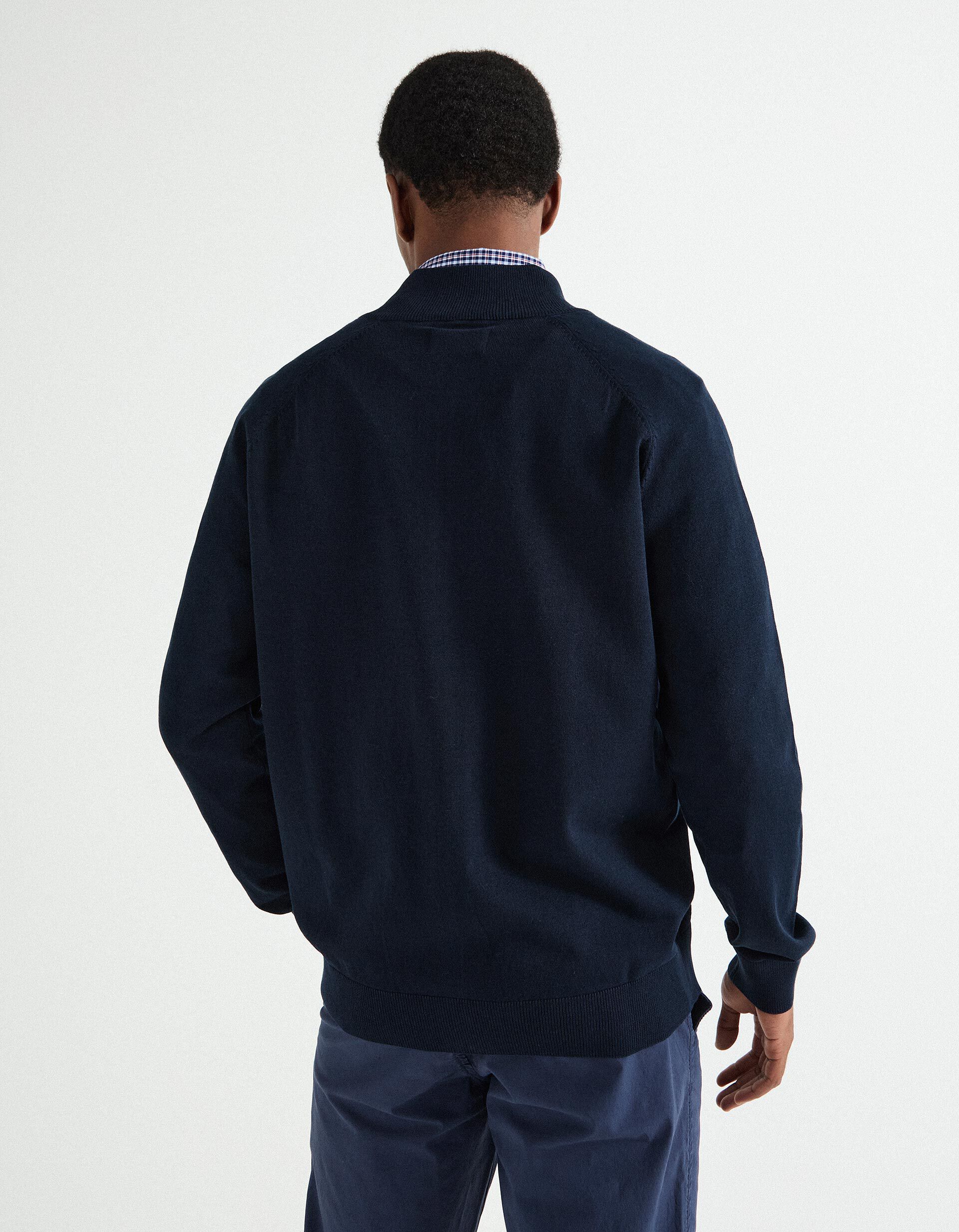 Comprar Online Casaco de Malha, Homem, Azul Escuro