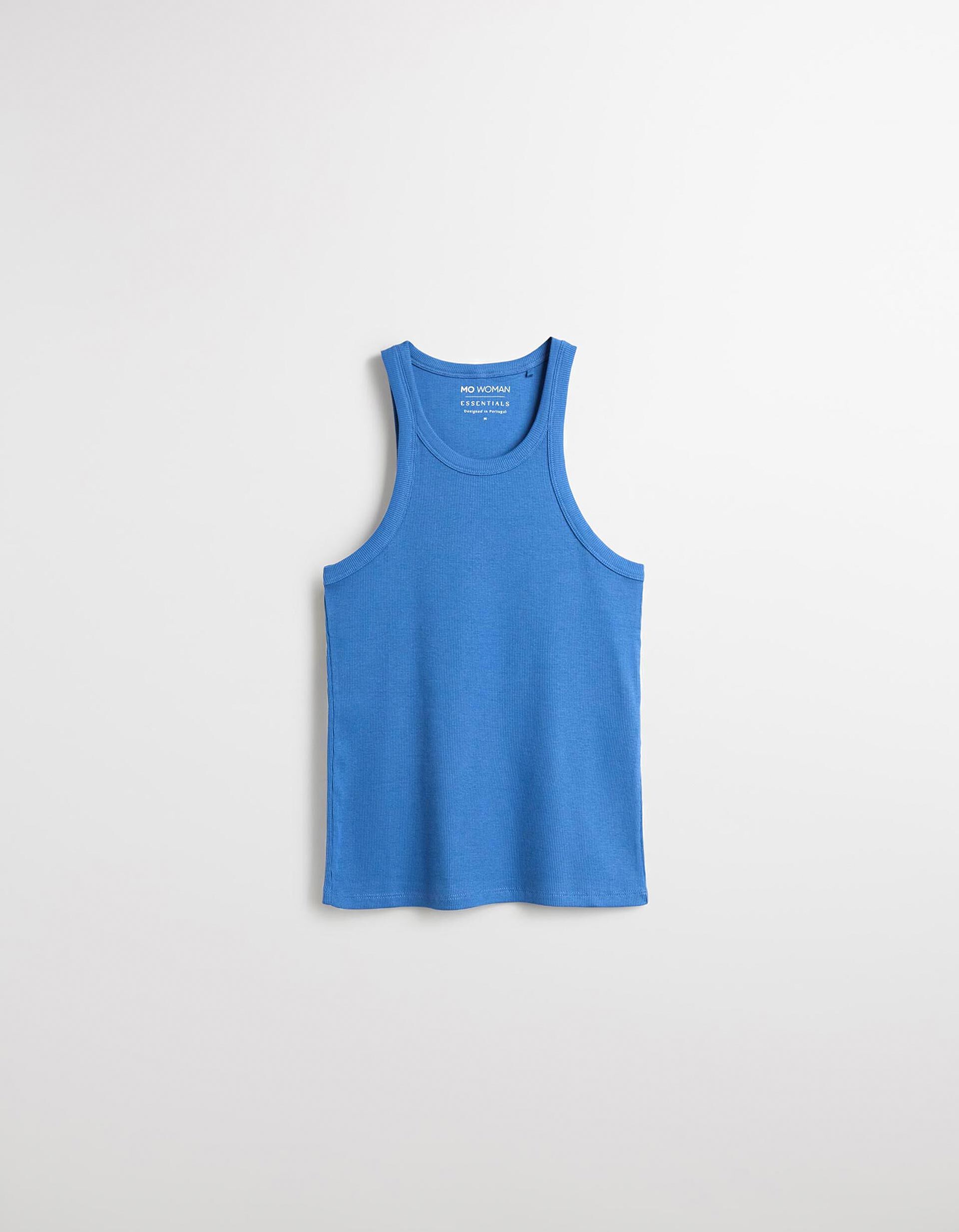 Comprar Online Tank Top, Mulher, Azul