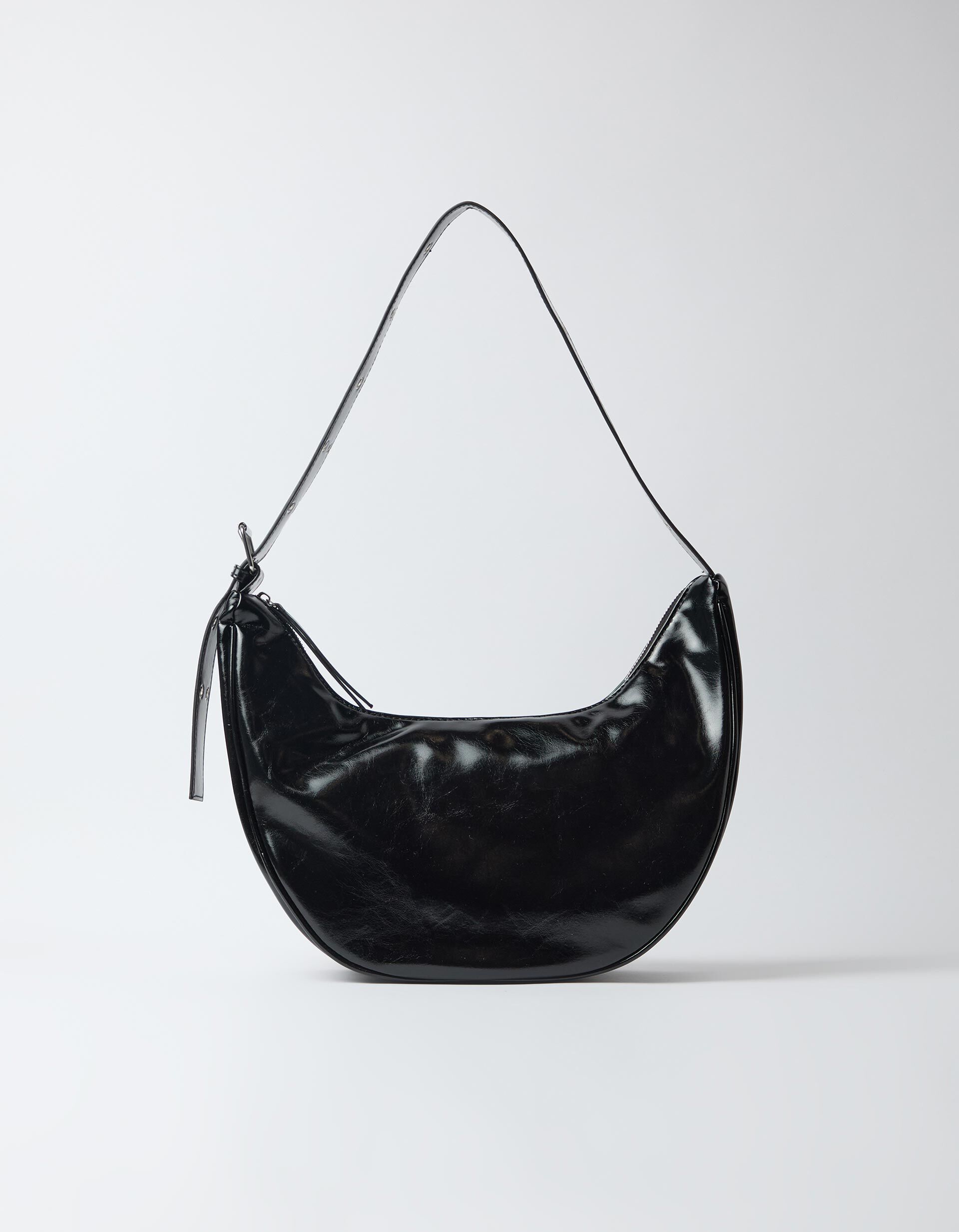 Comprar Online Mala De Ombro Meia Lua, Mulher, Preto