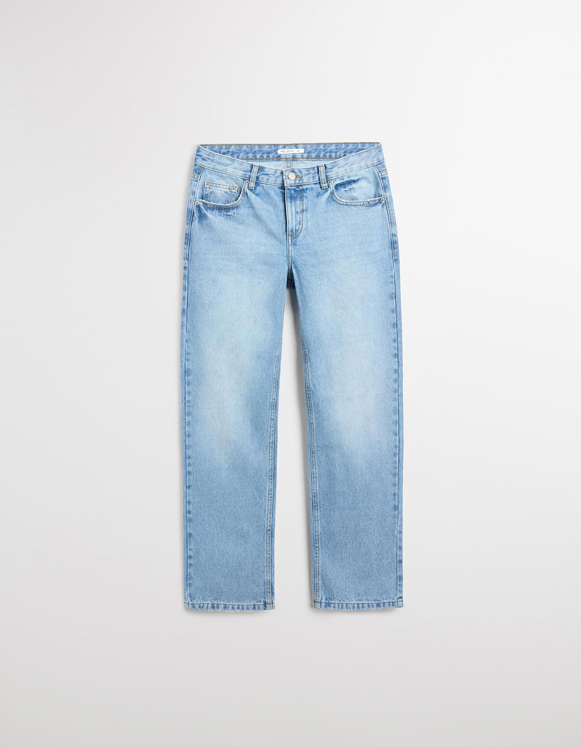 Comprar Online Cal&ccedil;as de Ganga 'Straight Fit', Mulher, Azul Claro