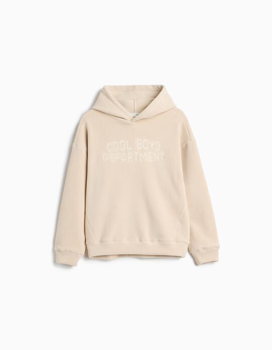 Comprar Online Sweatshirt De Malha Polar, Menino, Bege Claro