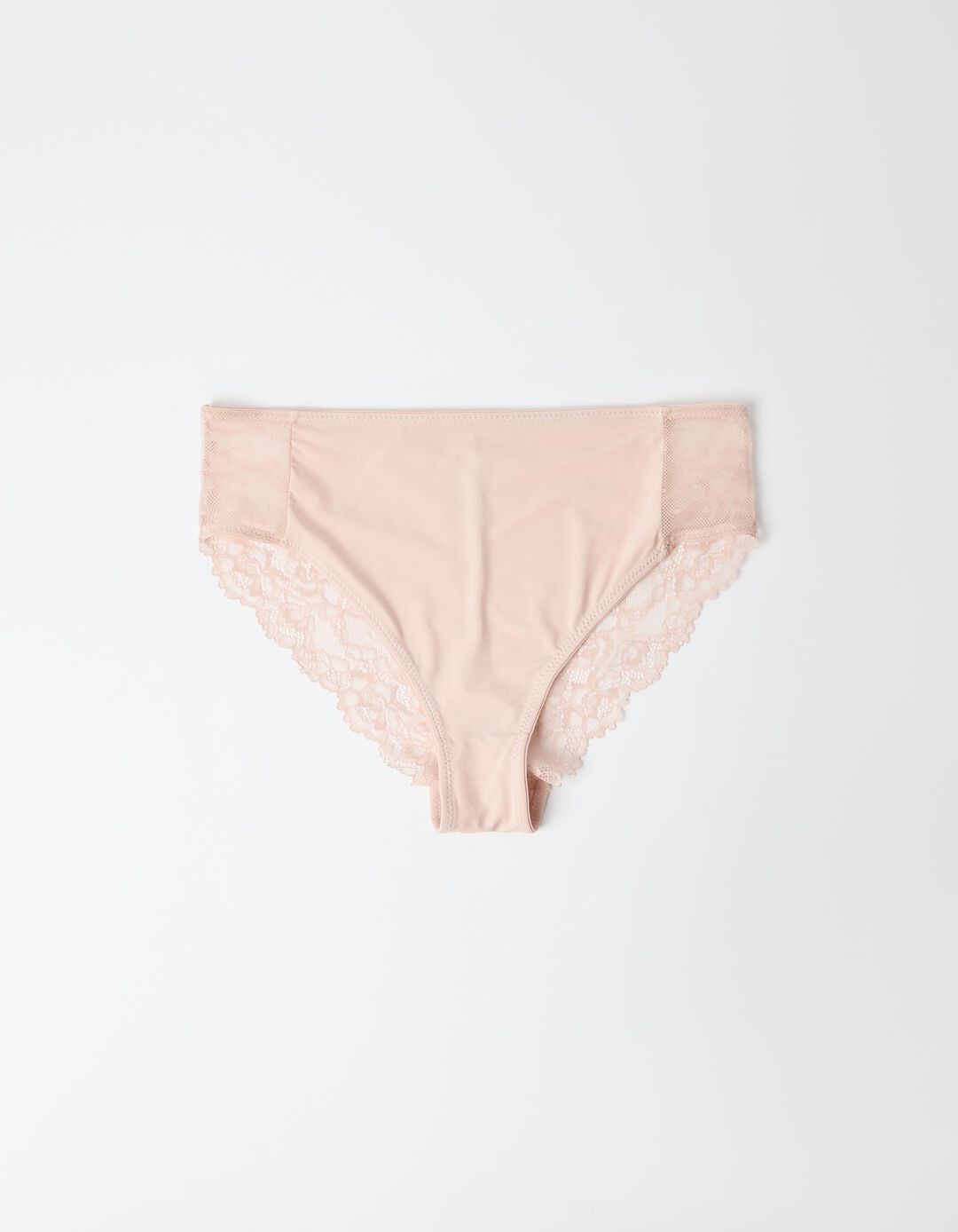Cuecas Brief com Renda, Mulher, Rosa Claro
