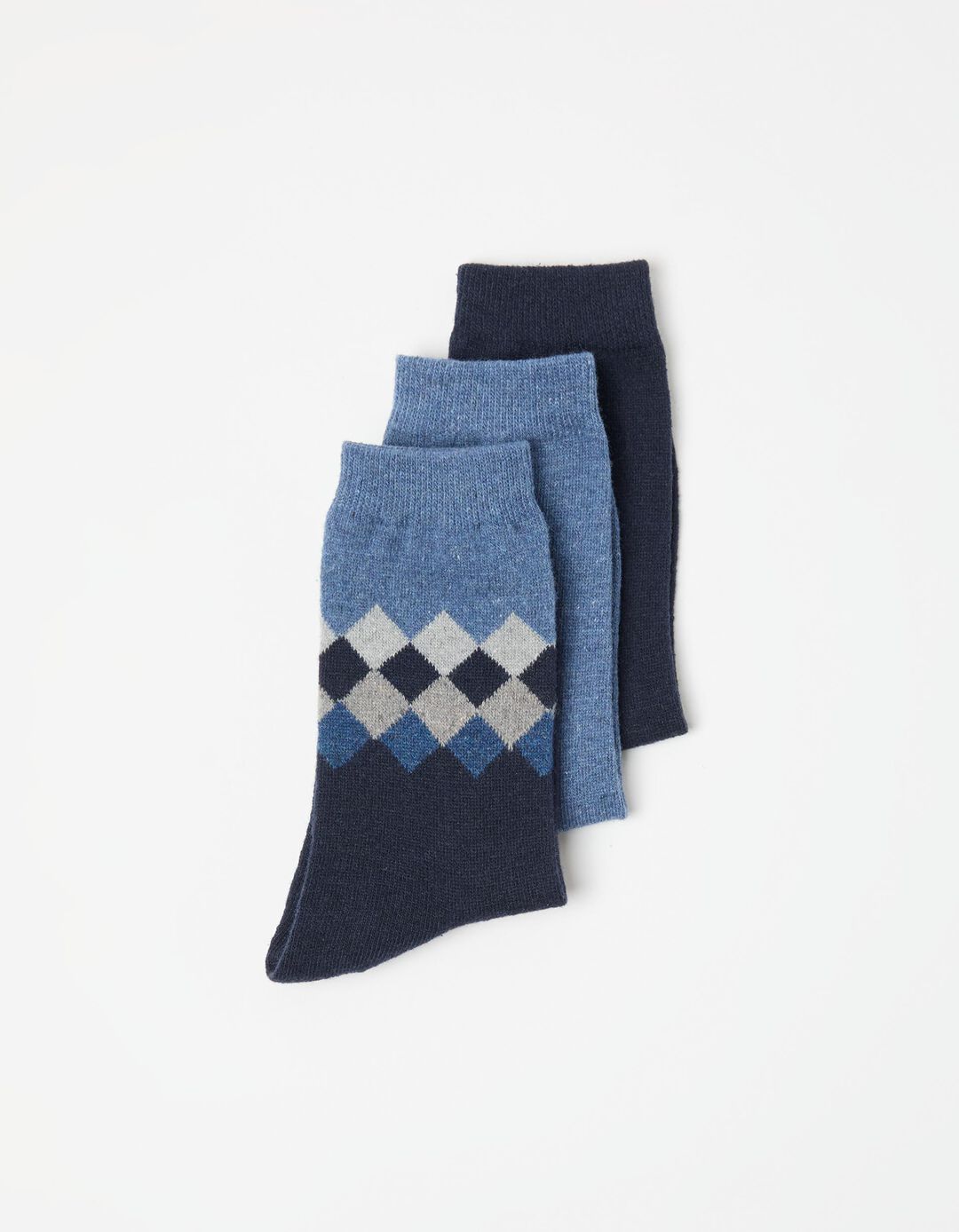 Pack 3 Pares de Meias, Homem, Azul