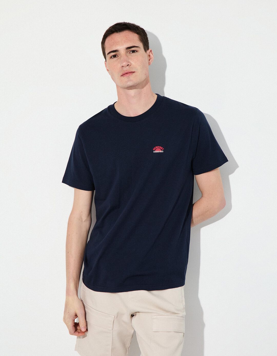 T-shirt, Homem, Azul Escuro