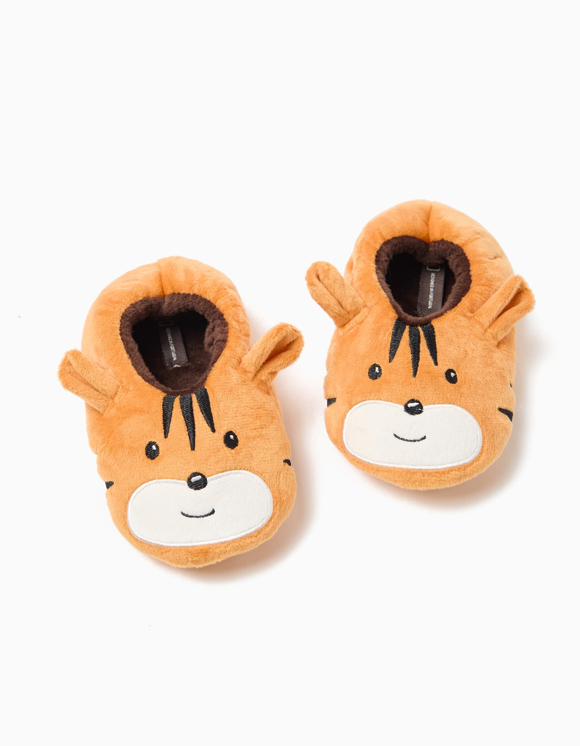 Comprar Online Pantufas Tigre, Crian&ccedil;a, Laranja