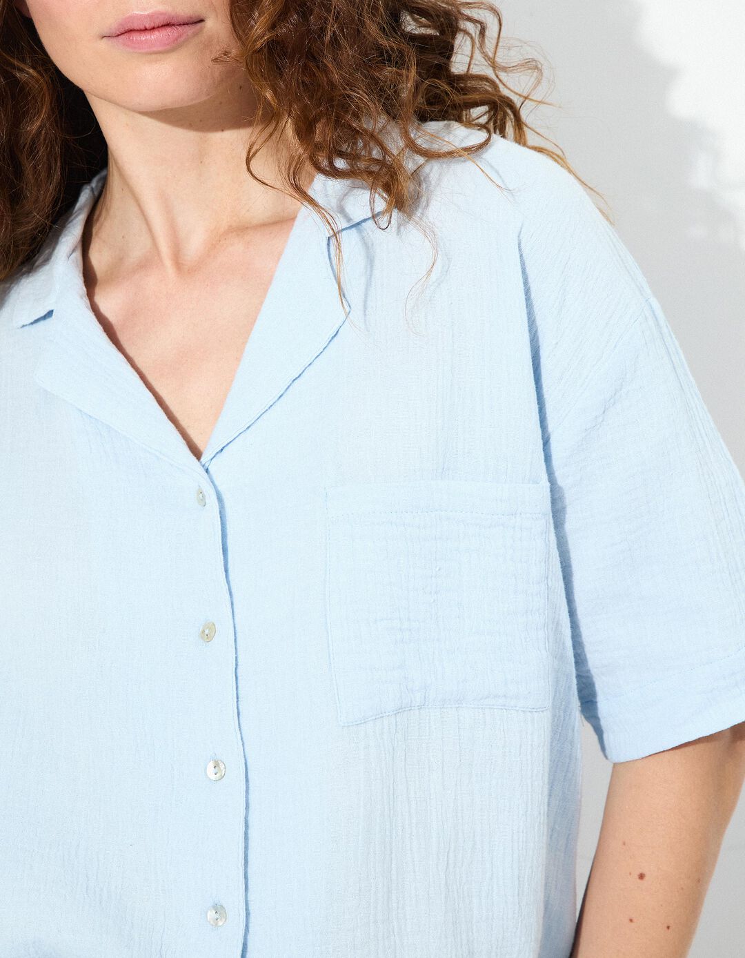 Pijama, Mulher, Azul Claro