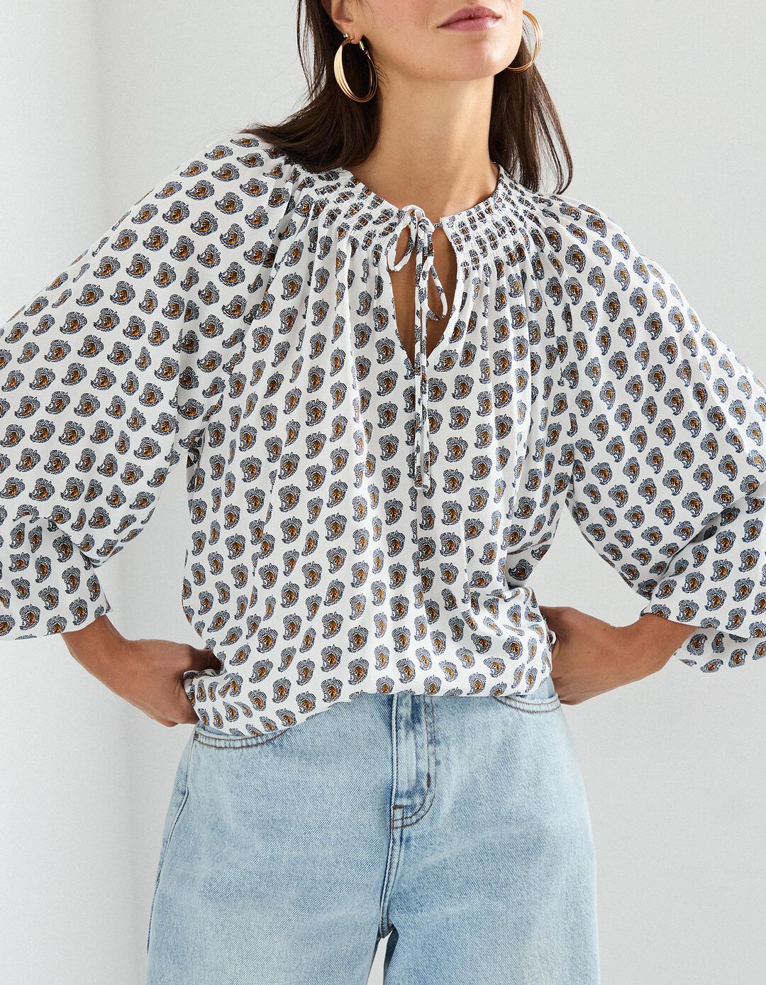 Blusa Viscose, Mulher, Branco