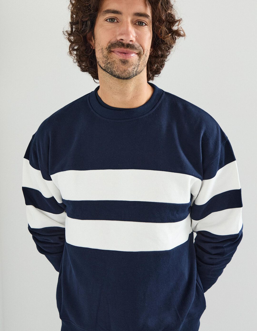 Sweatshirt de Felpa, Homem, Azul Escuro