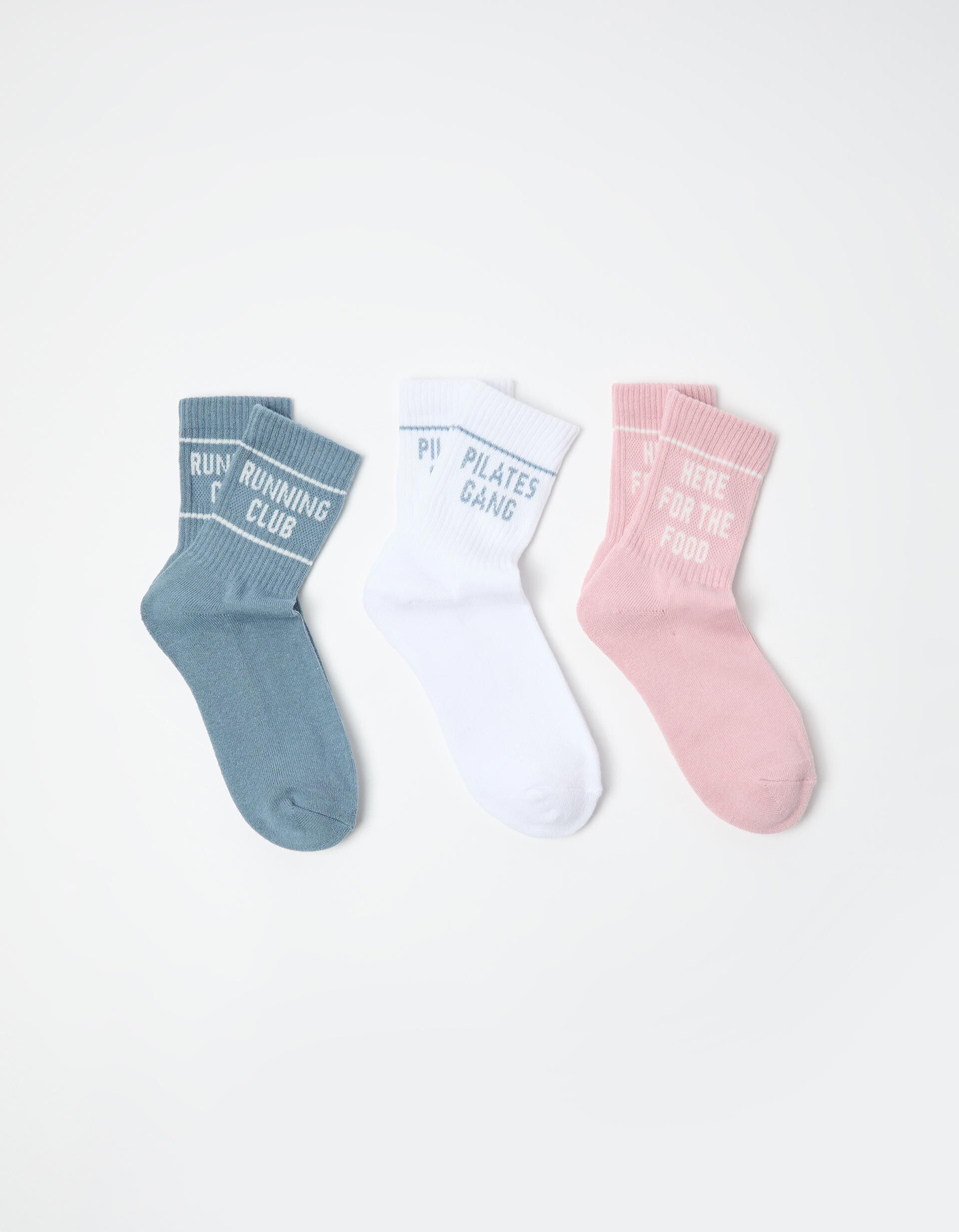 Comprar Online Pack 3 Pares de Meias, Mulher, Multicor