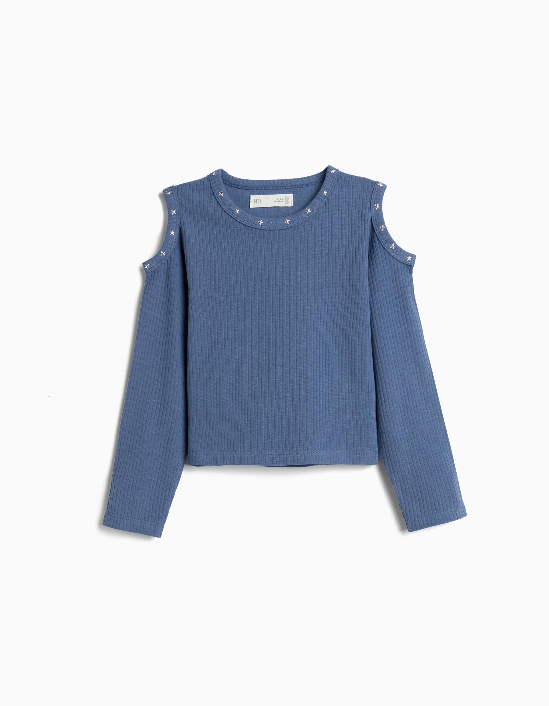 Comprar Online T-shirt Manga Comprida Cut Out, Menina, Azul