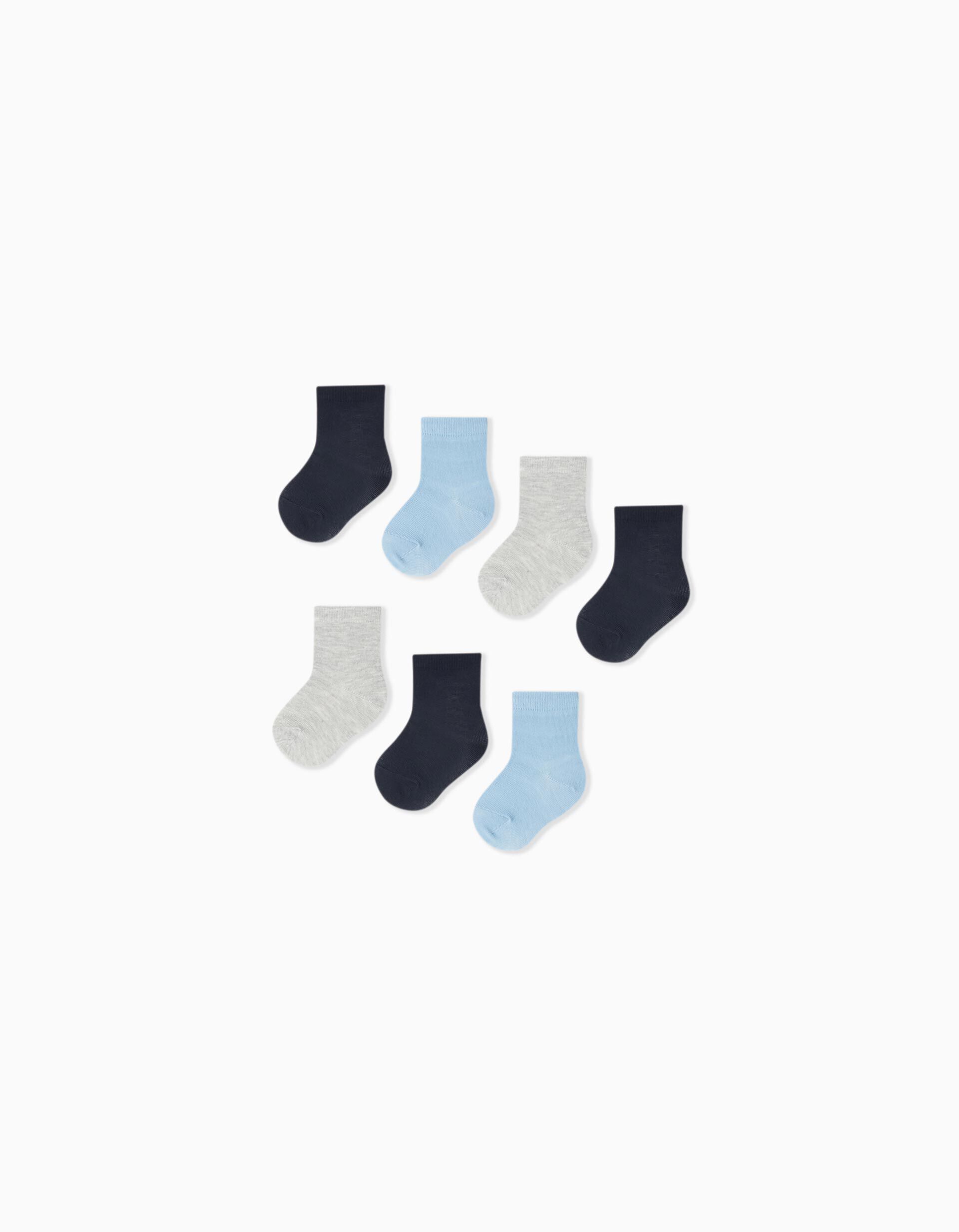 Comprar Online 7 Pairs of Shin Socks Pack, Baby Boys, Multicolour