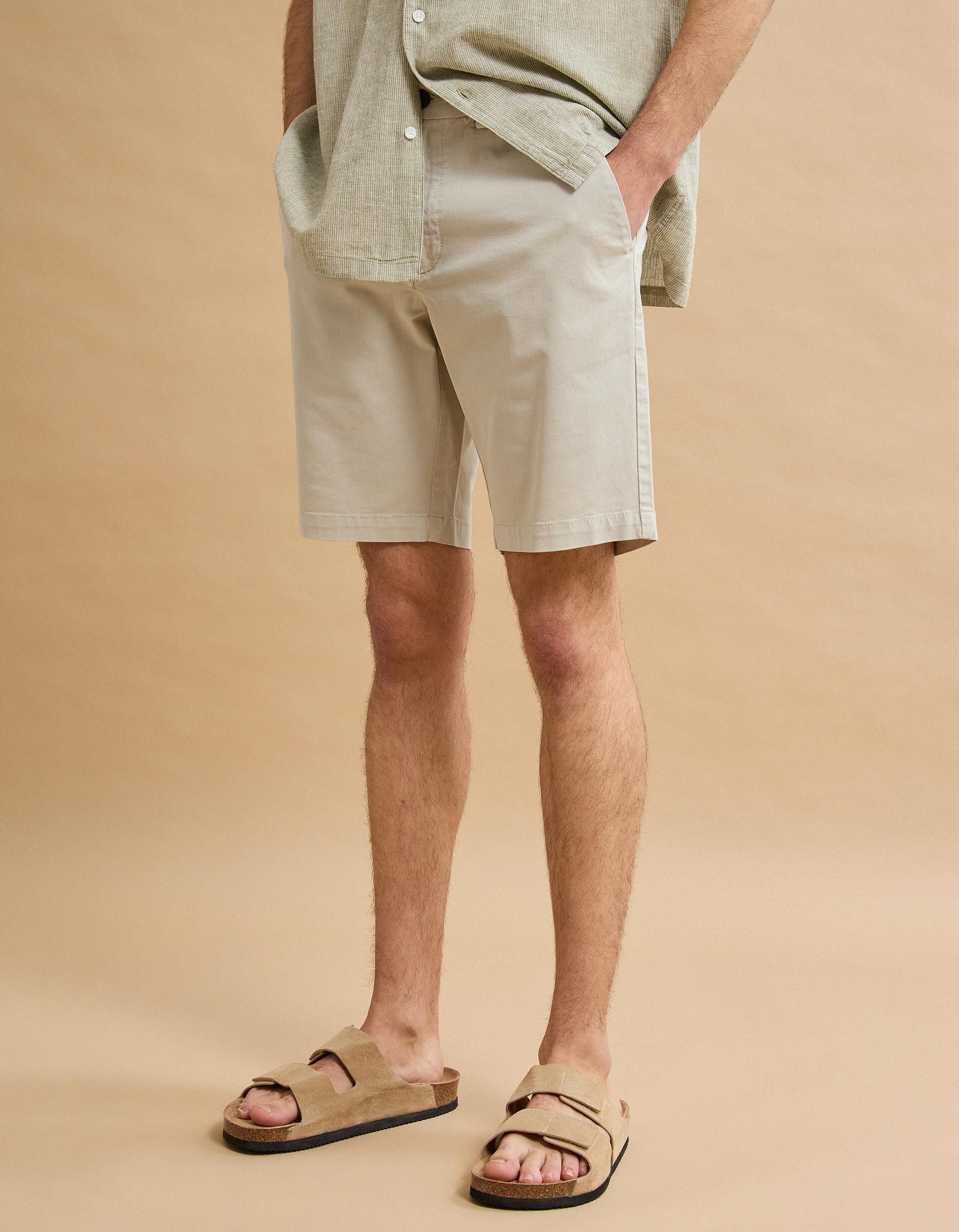 Comprar Online Cal&ccedil;&otilde;es Chino, Homem, Bege Claro