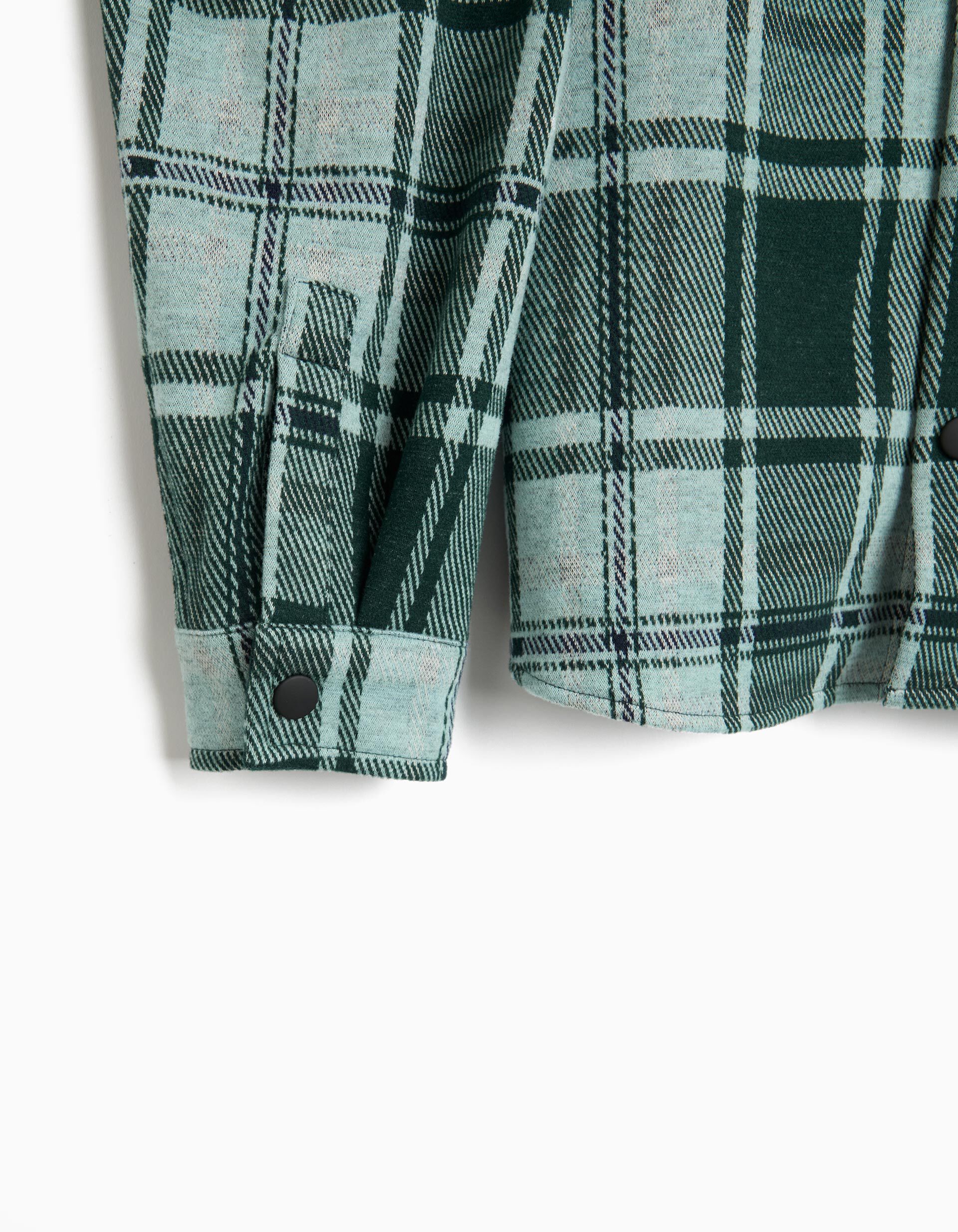 Comprar Online Camisa Xadrez, Menino, Verde Escuro