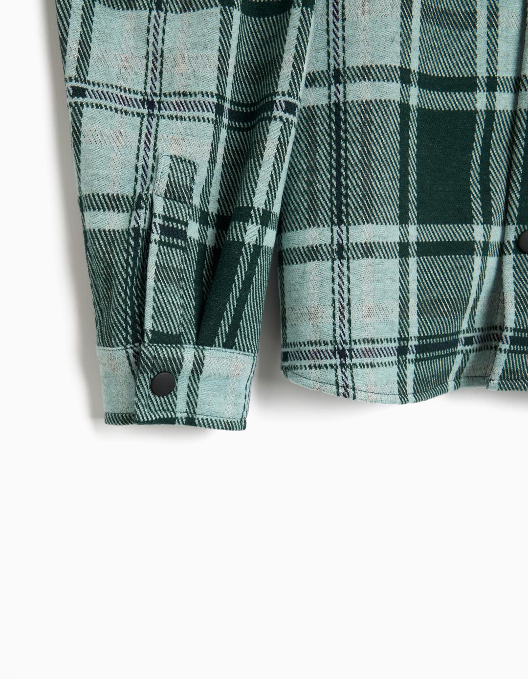 Camisa Xadrez, Menino, Verde Escuro