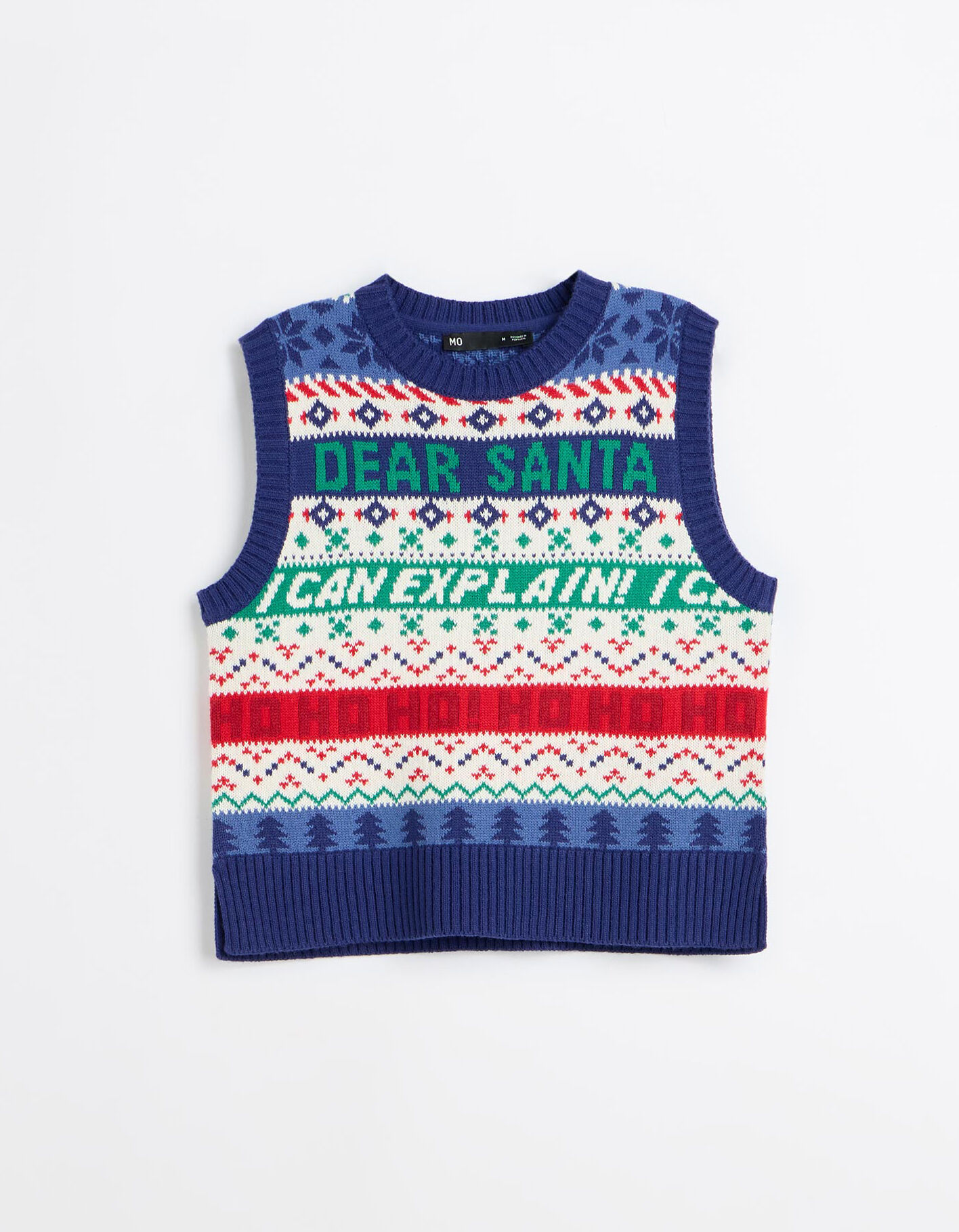 Comprar Online Colete De Natal, Mulher, Azul Escuro