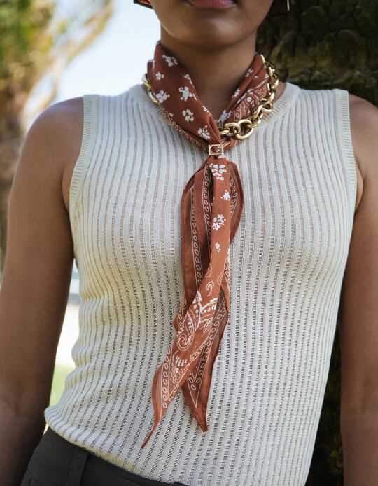 Comprar Online Len&ccedil;o, Mulher, Castanho 