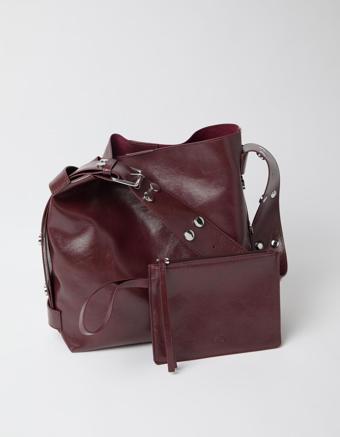 Mala Shopper, Mulher, Vermelho Escuro