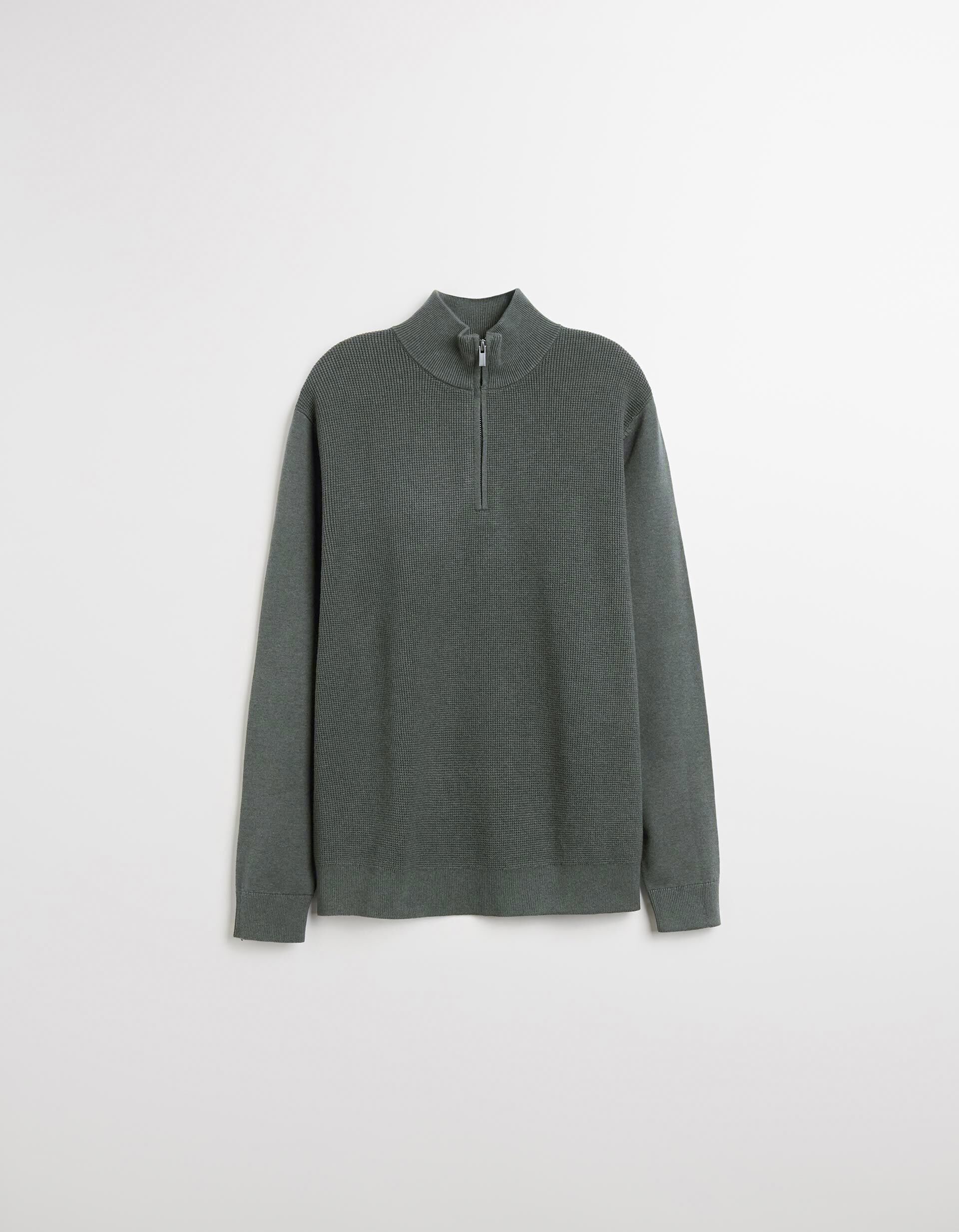 Comprar Online Camisola com Fecho, Homem, Verde Escuro