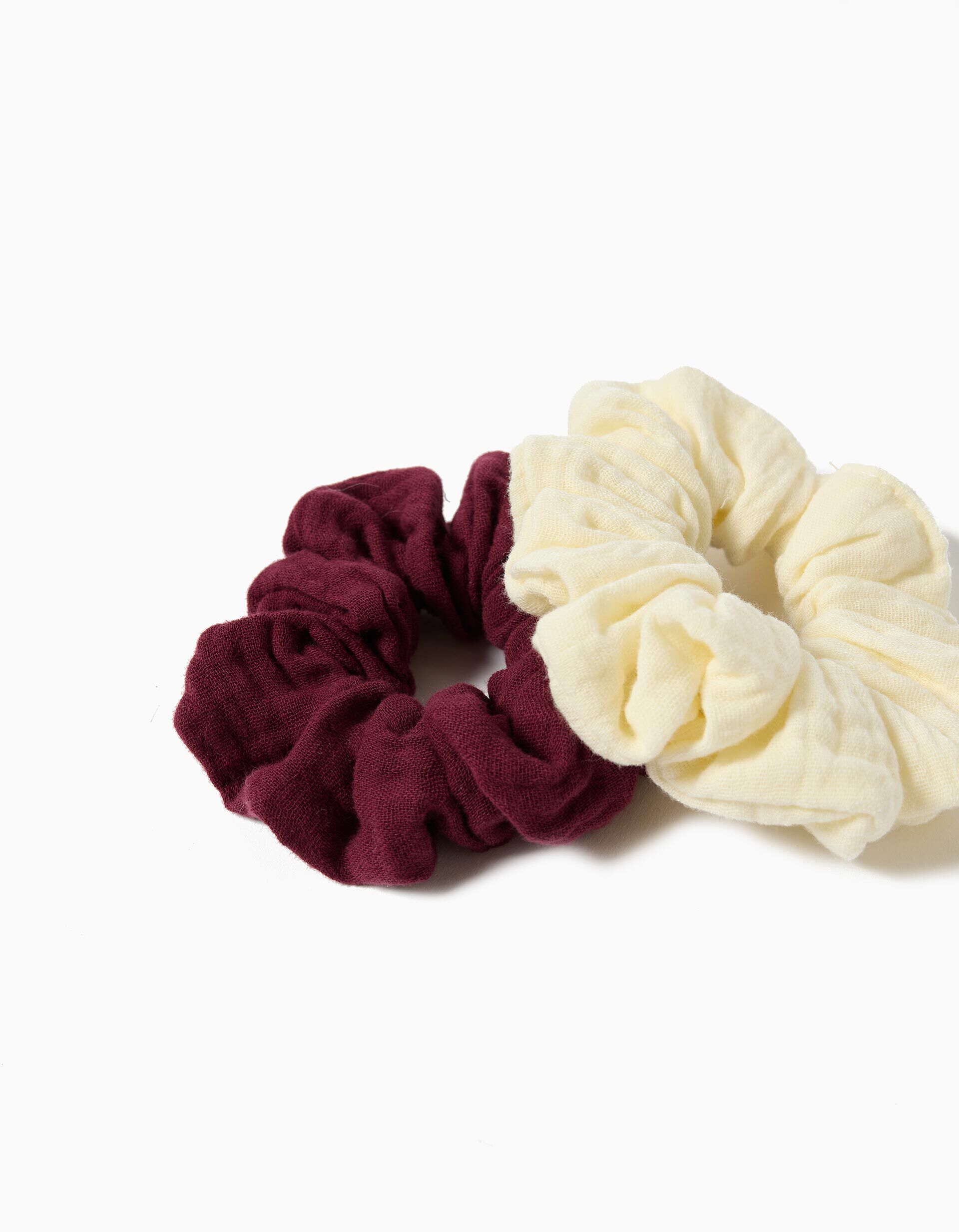 Comprar Online Pack 2 El&aacute;sticos de Cabelo Scrunchies, Menina, Multicor
