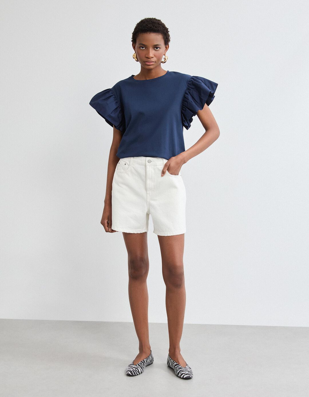 Cal&ccedil;&otilde;es de Ganga, Mulher, Branco