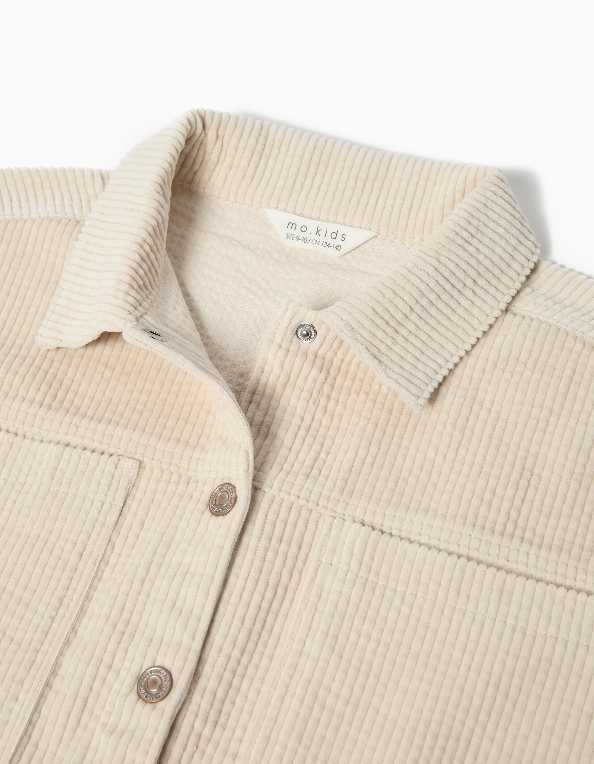 Comprar Online Sobrecamisa, Menina, Bege Claro 