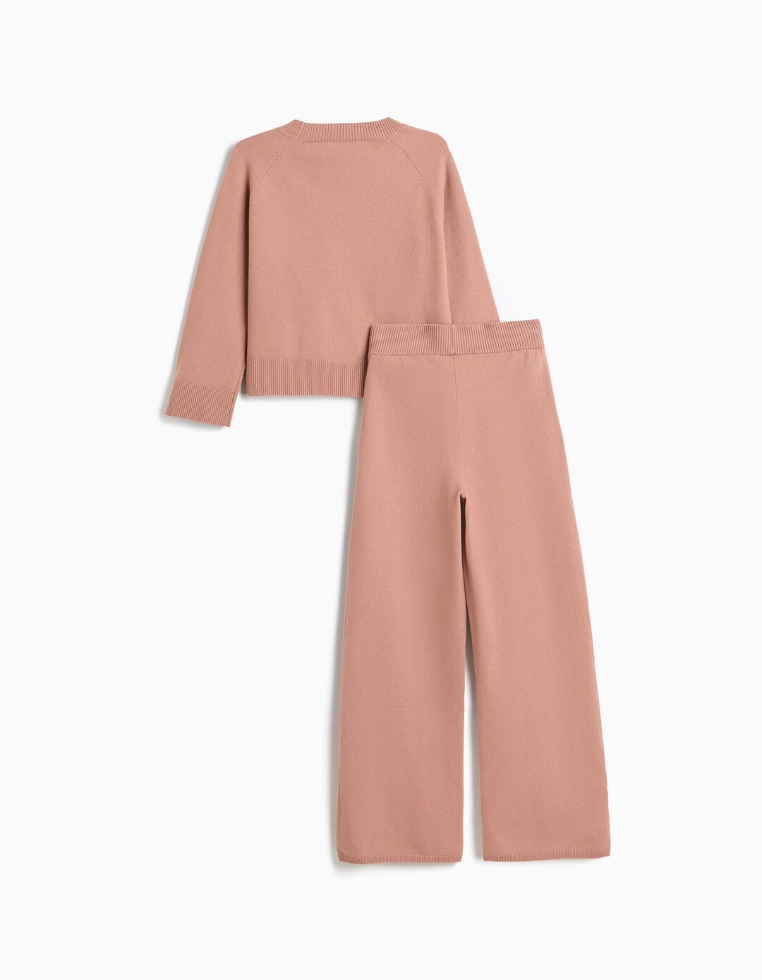 Conjunto De Malha, Menina, Rosa