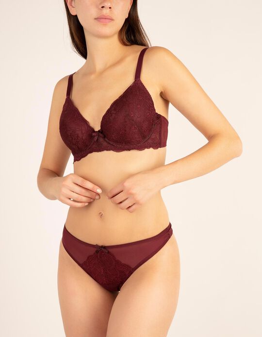 Tanga hipster em renda