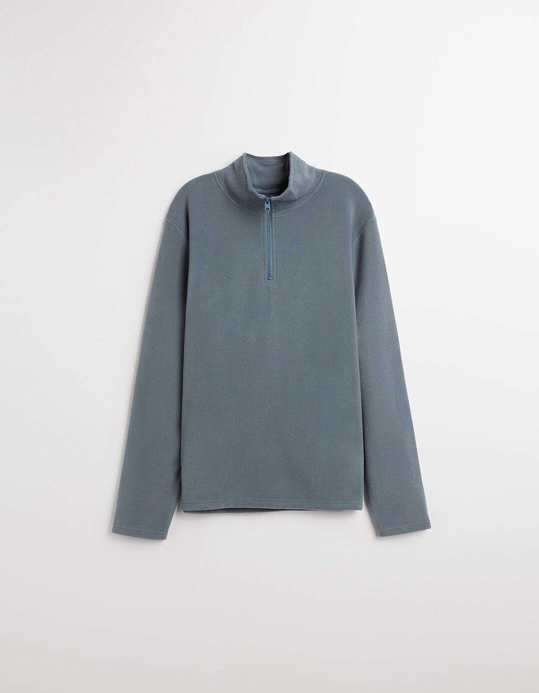 Camisola Polar com Fecho, Homem, Cinzento