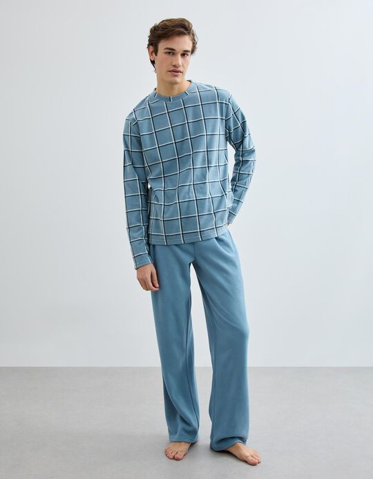 Comprar Online Pijama Polar, Homem, Azul Claro