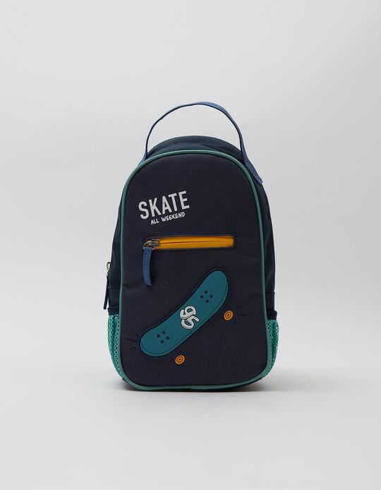 Small "Skate" Backpack, Boys, Dark Blue
