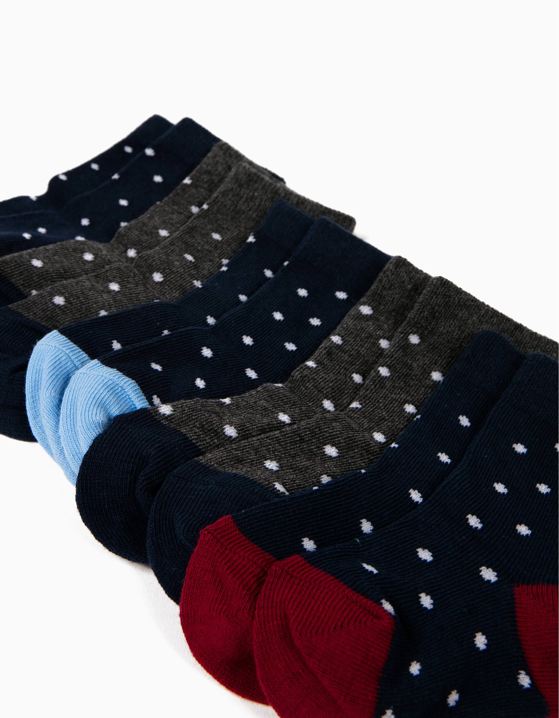 Pack 5 Pares de Meias Pintinhas