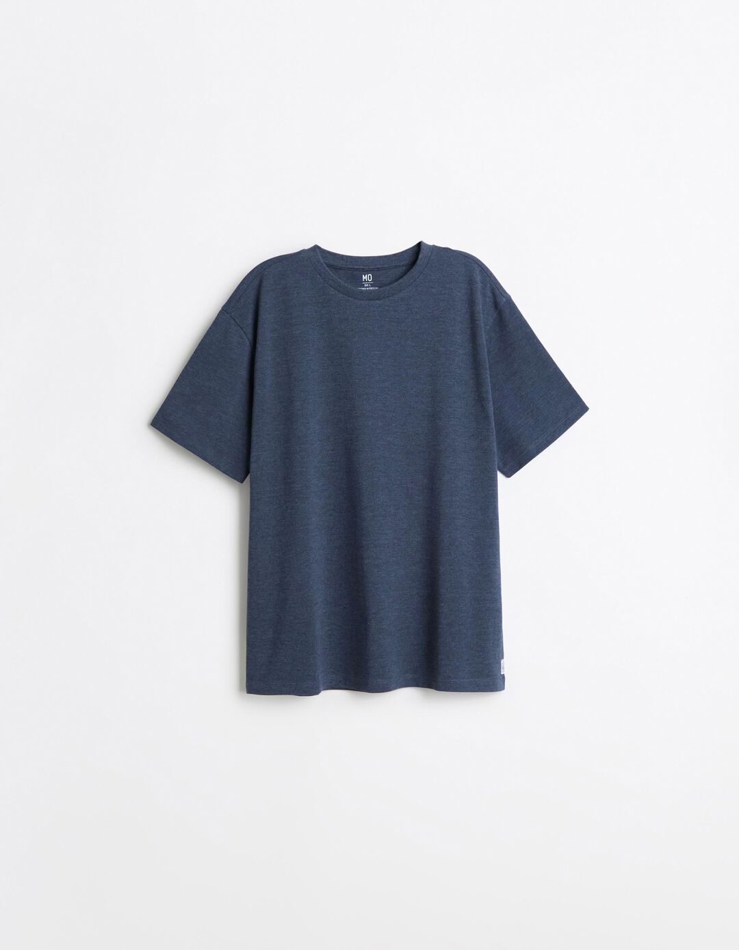 T-shirt Piquet, Homem, Azul Escuro