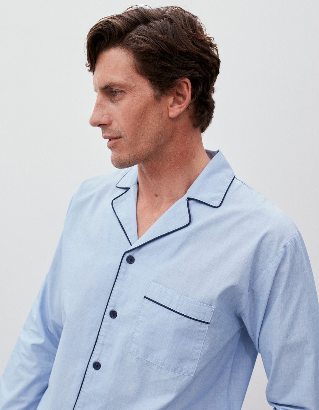 Pajamas, Man, Blue