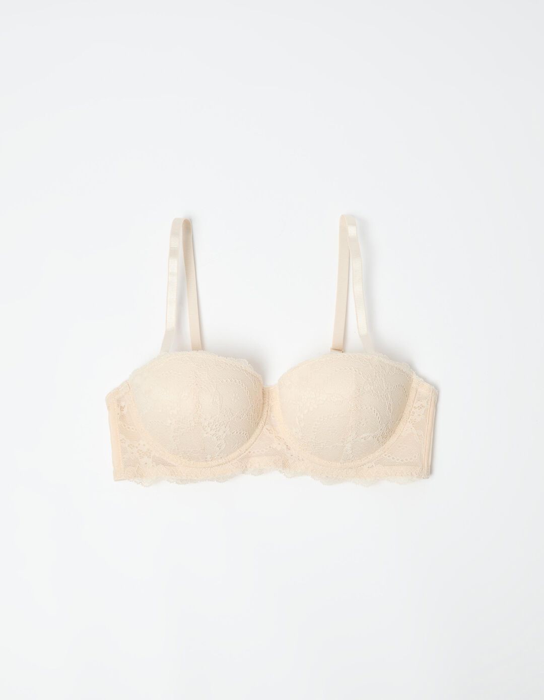 Sutien com Al&ccedil;as Remov&iacute;veis, Mulher, Bege Claro