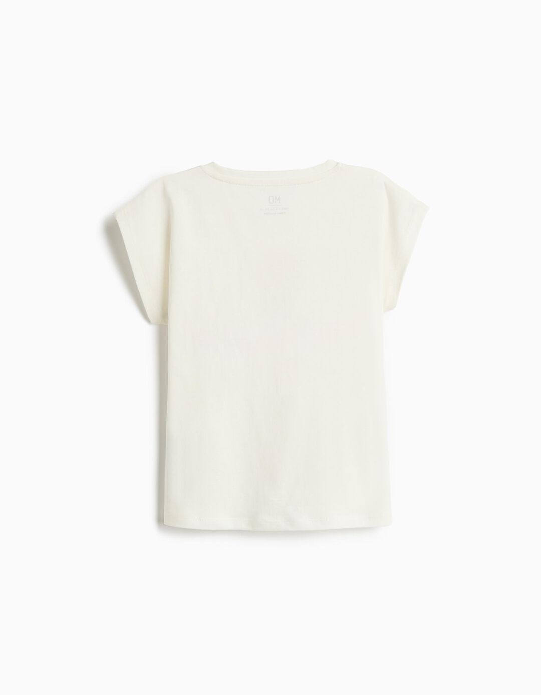 T-shirt Estampada, Menina, Branco
