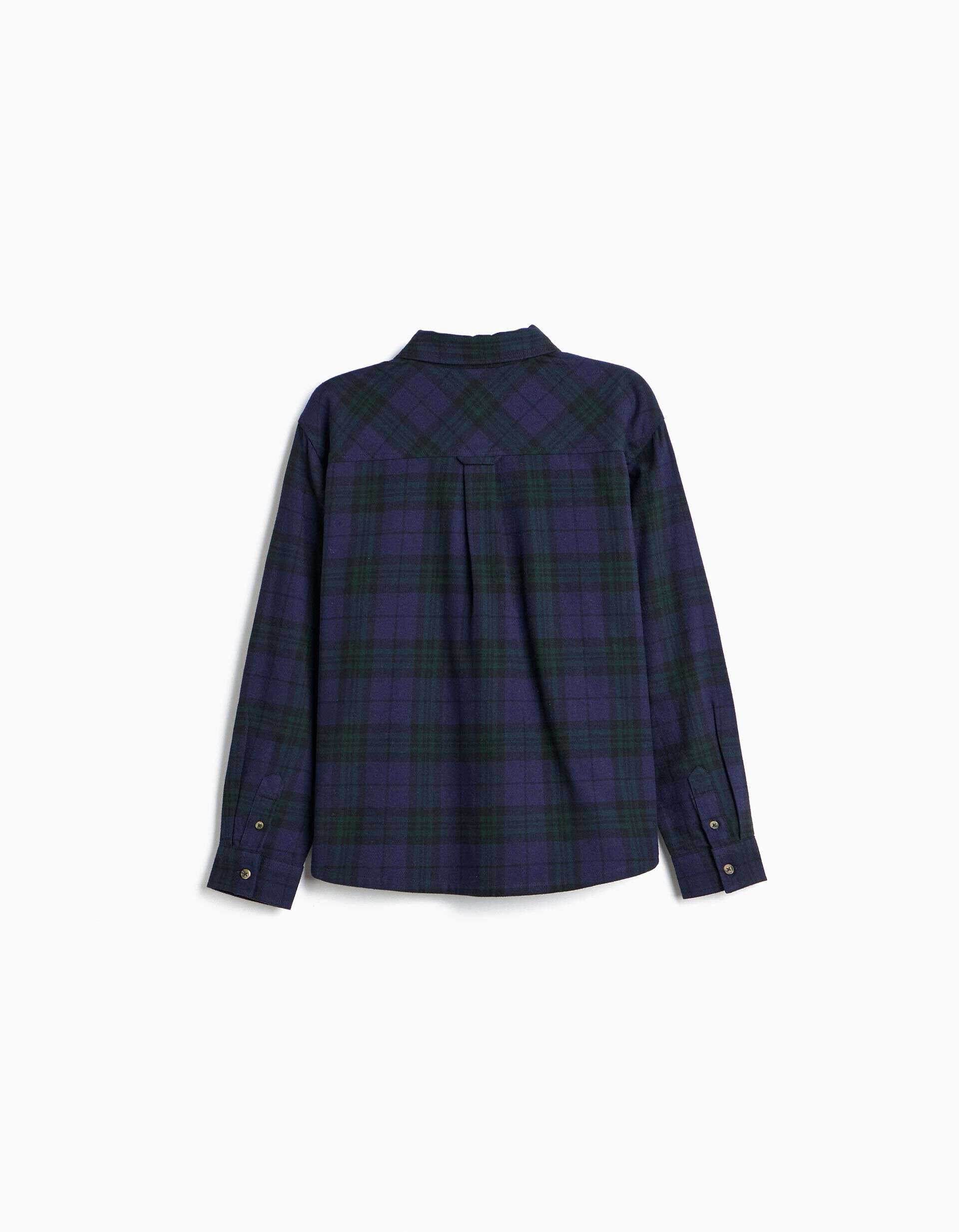 Comprar Online Camisa Xadrez, Menino, Verde Escuro