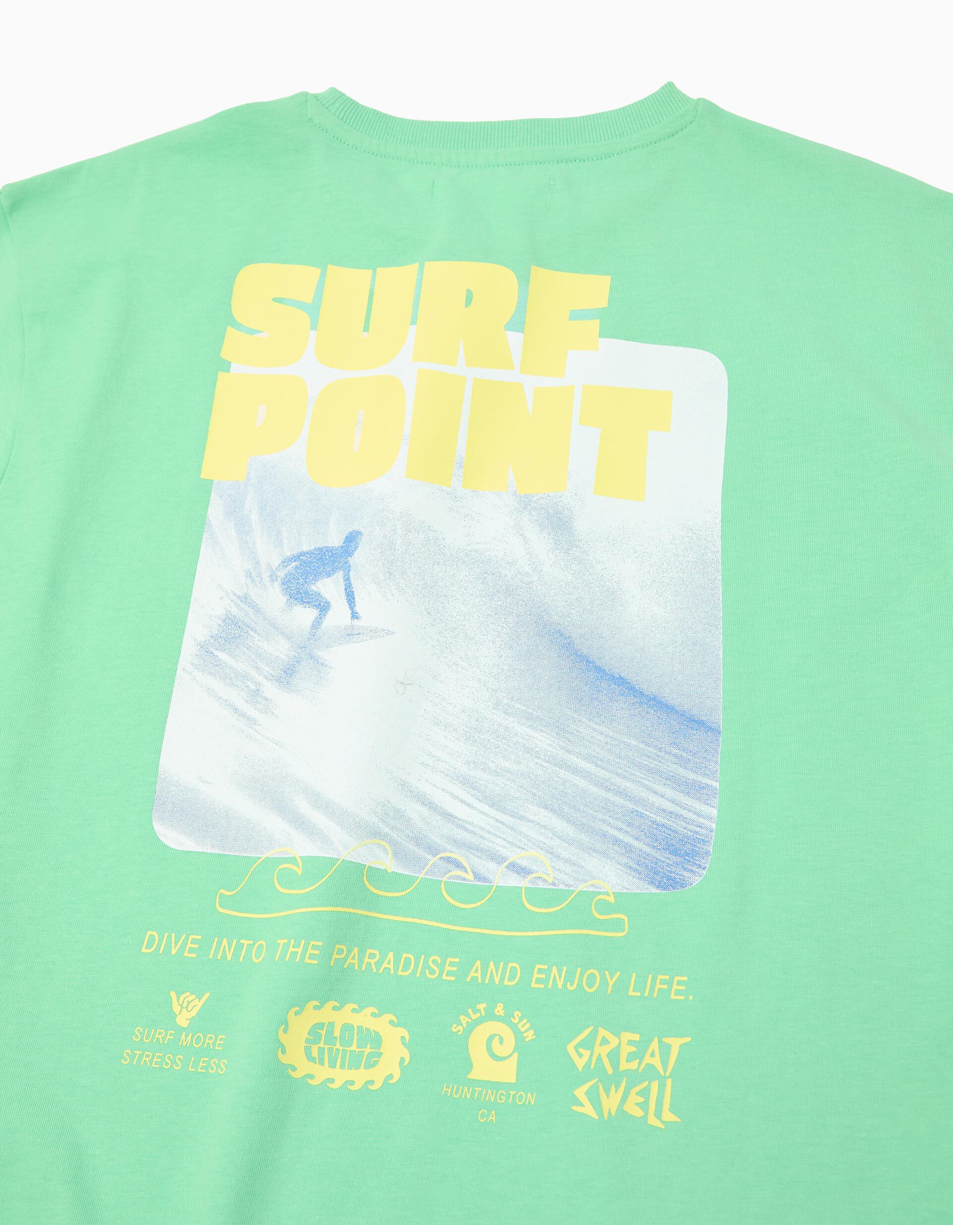 Comprar Online T-shirt Estampada, Menino, Verde Claro