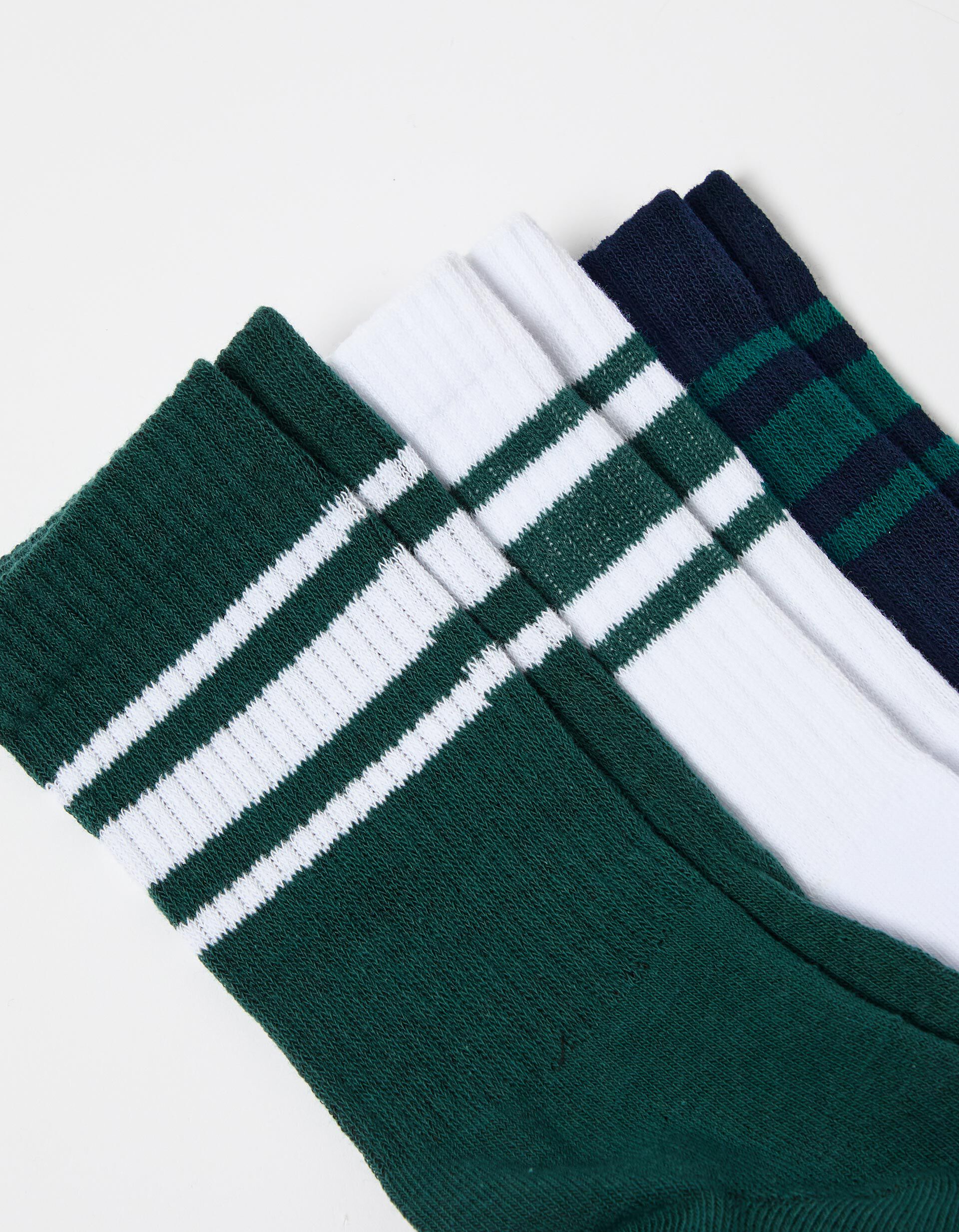 Comprar Online Pack 3 Meias Desportivas, Homem, Verde 