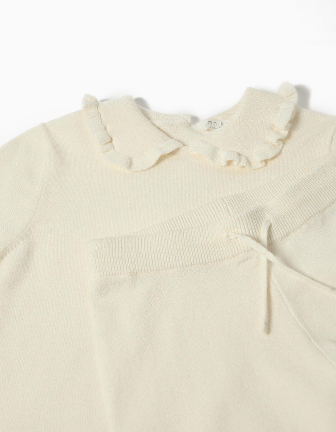Conjunto Camisola e Calças, Menina, Branco